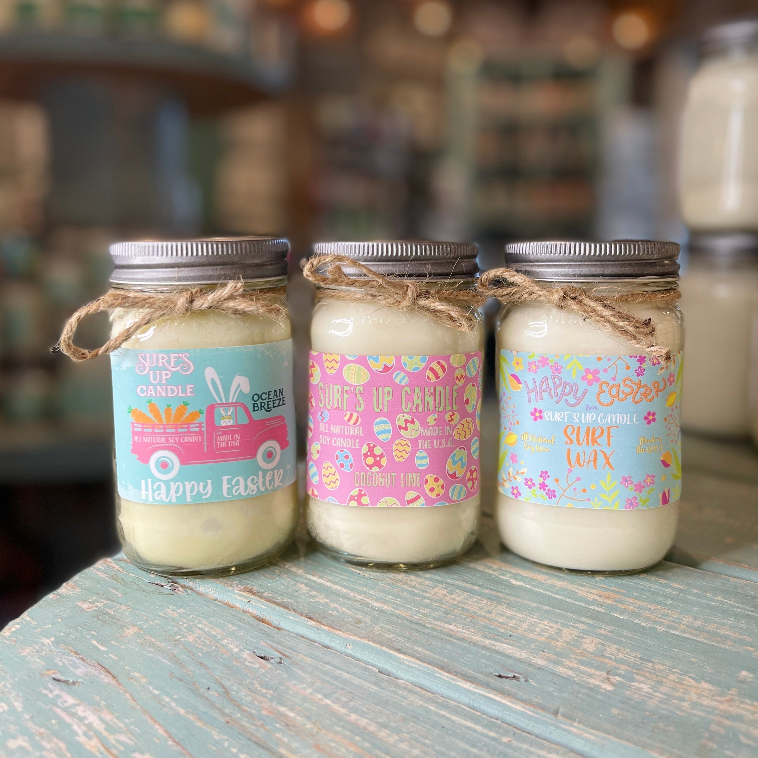 Hippity Hop Mason Jar Trio - Easter Collection