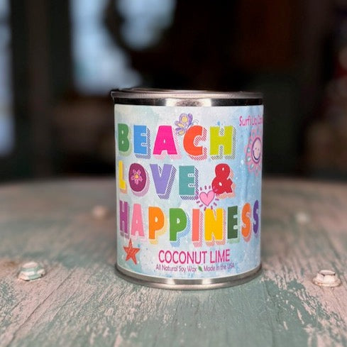 Coconut Lime Paint Can Candle- Sunshine Collection