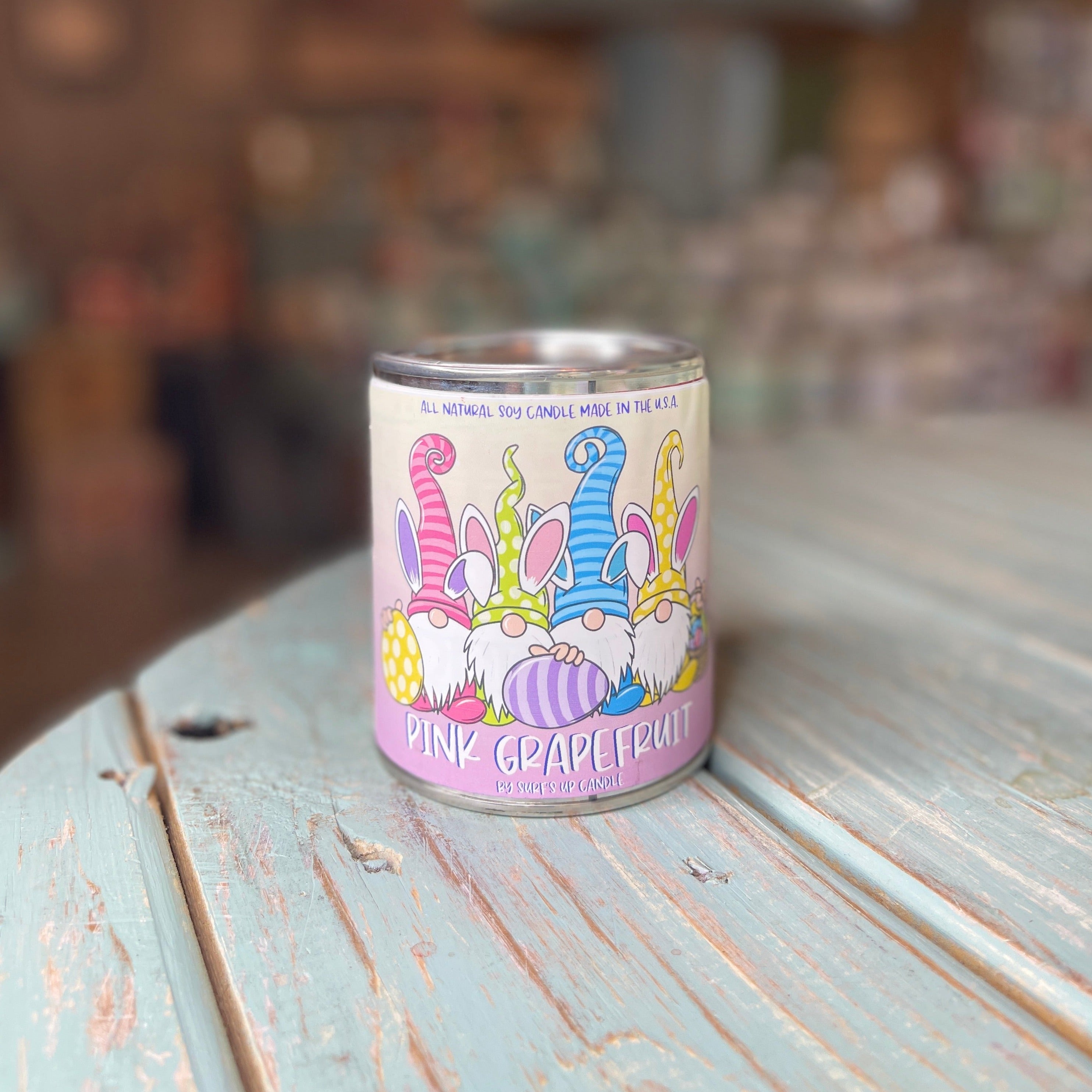 Pink Grapefruit Easter Gnome Paint Can - Easter Collection