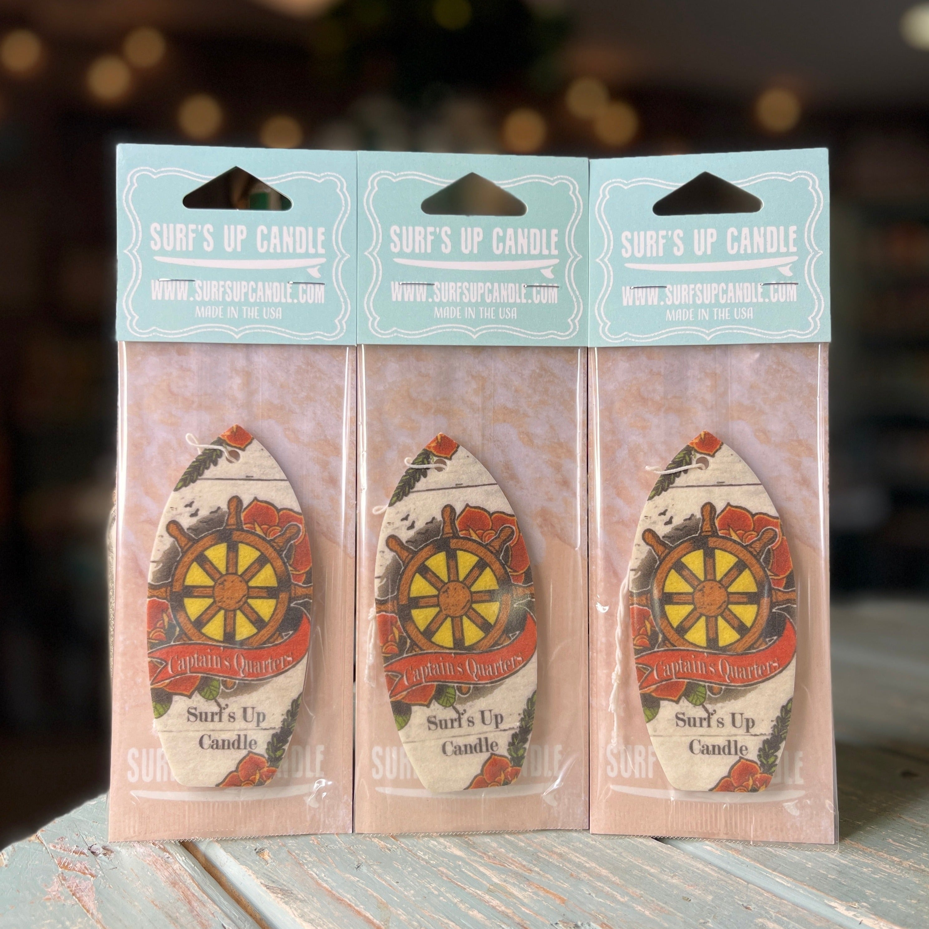 Captains Quarters Vintage Air Freshener - Pack of 3