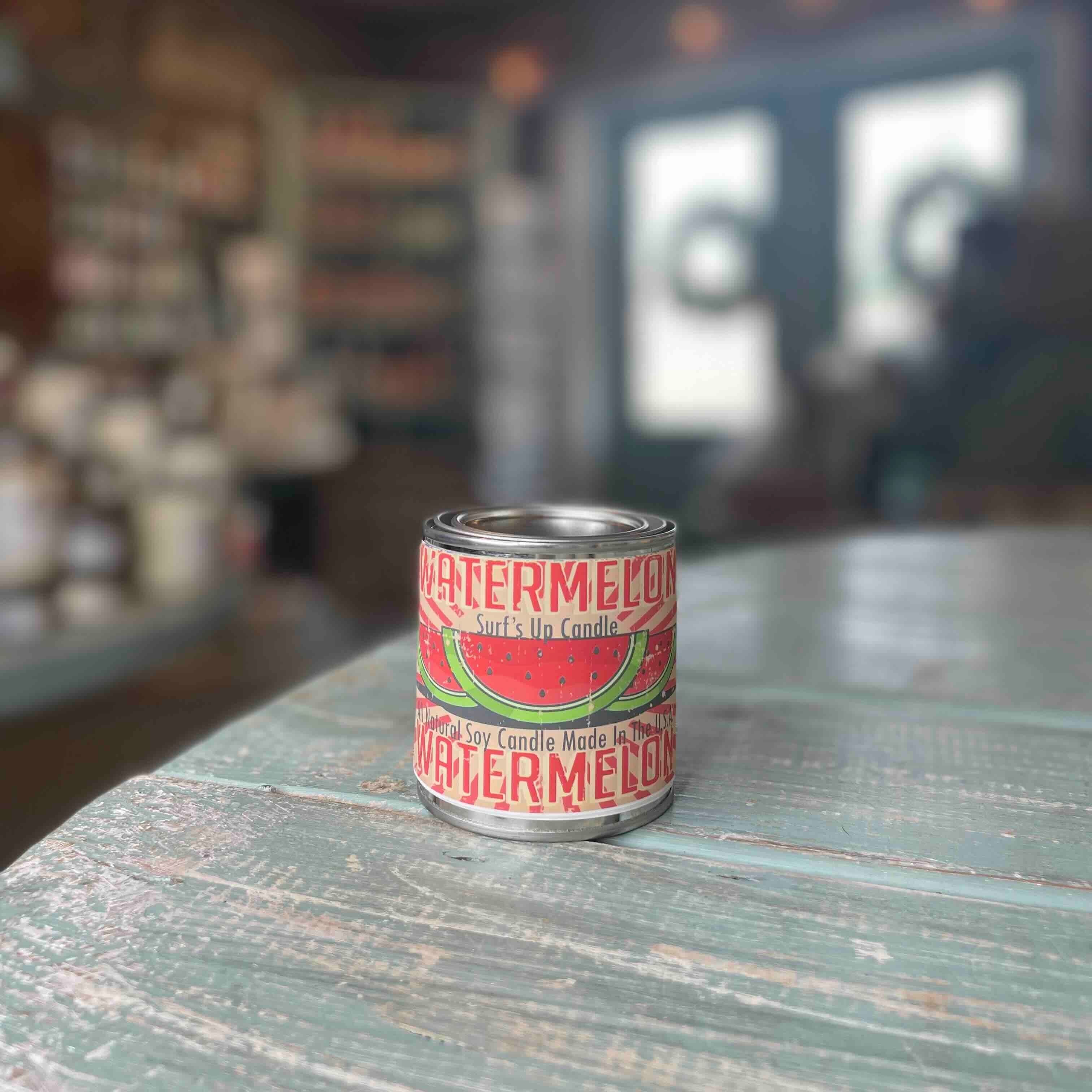 Watermelon Paint Can Candle - Vintage Collection