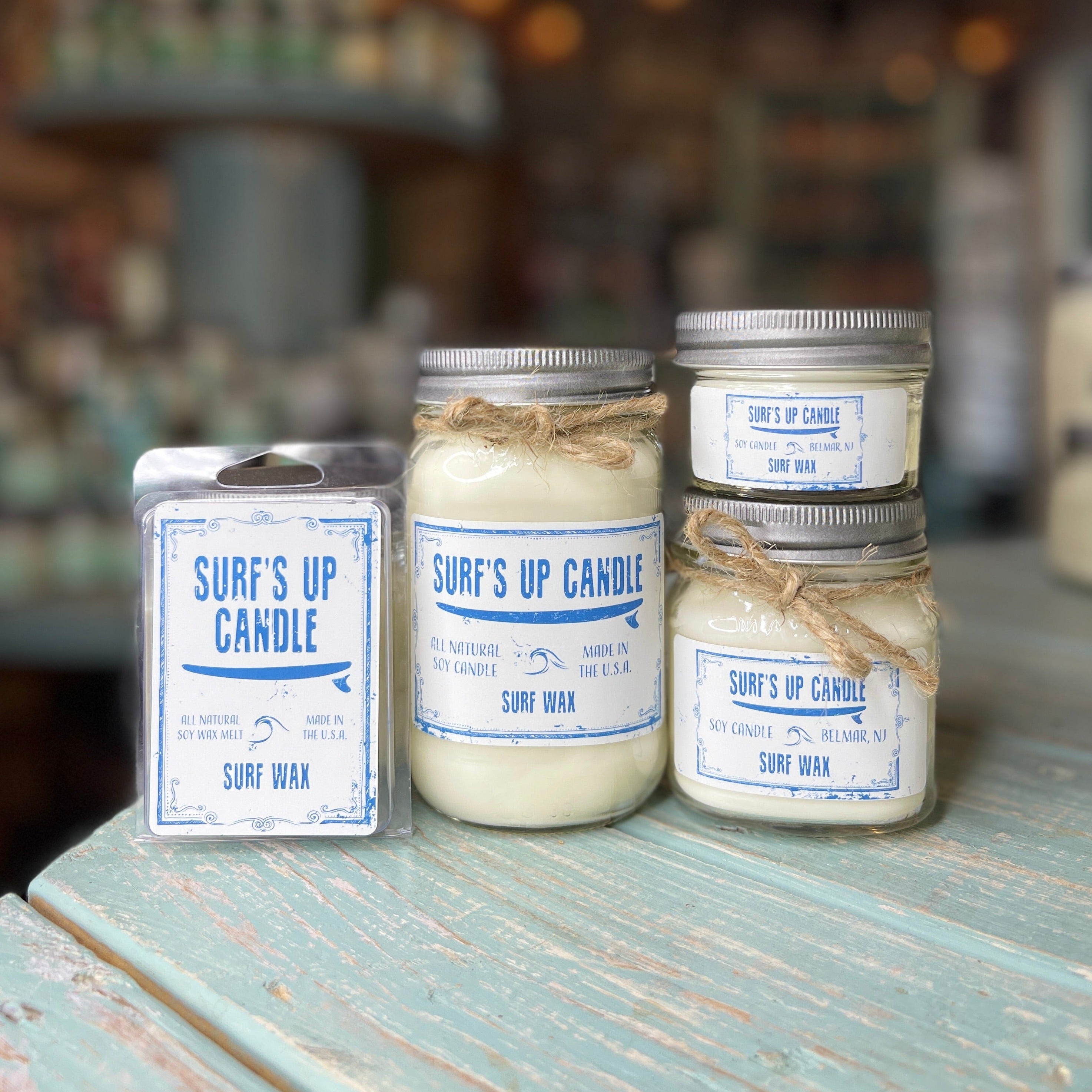 Surf Wax Mason Jar Candle - Original Collection