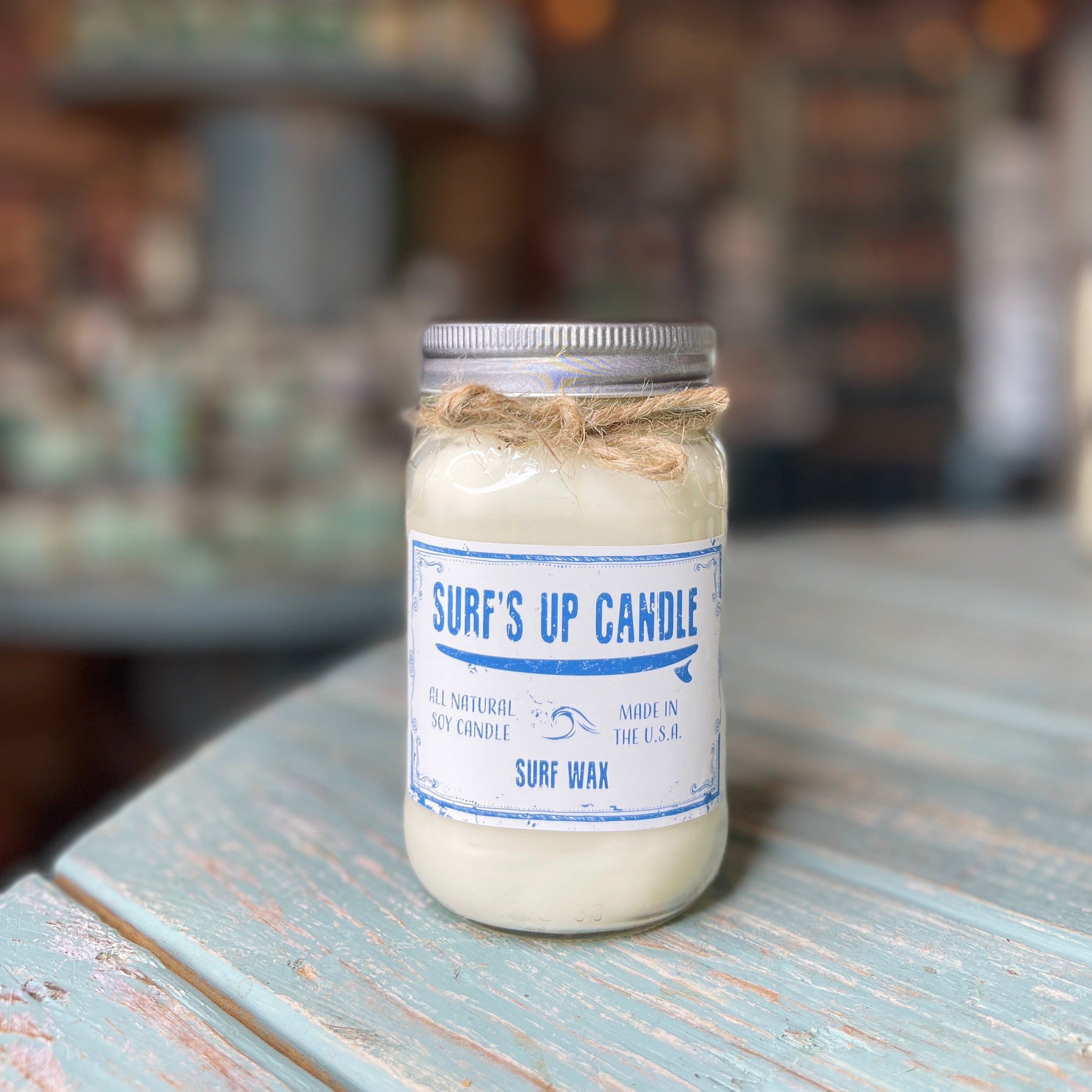 Surf Wax Mason Jar Candle - Original Collection