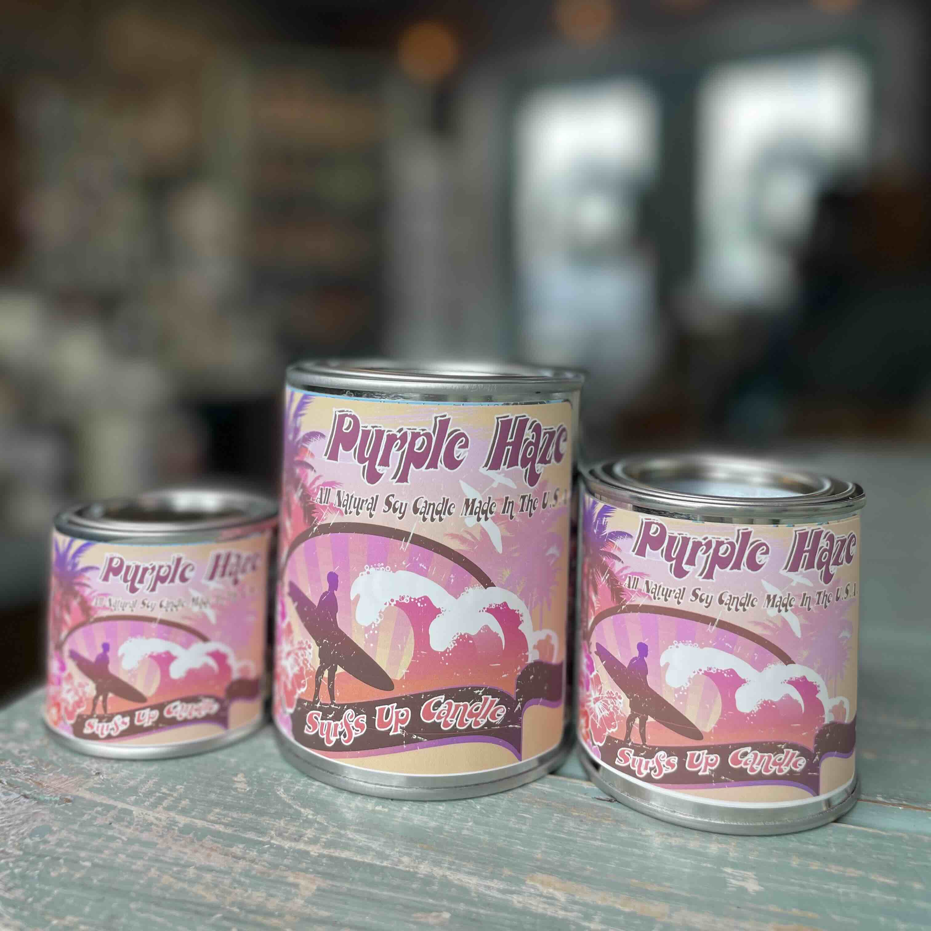 Purple Haze Paint Can Candle - Vintage Collection