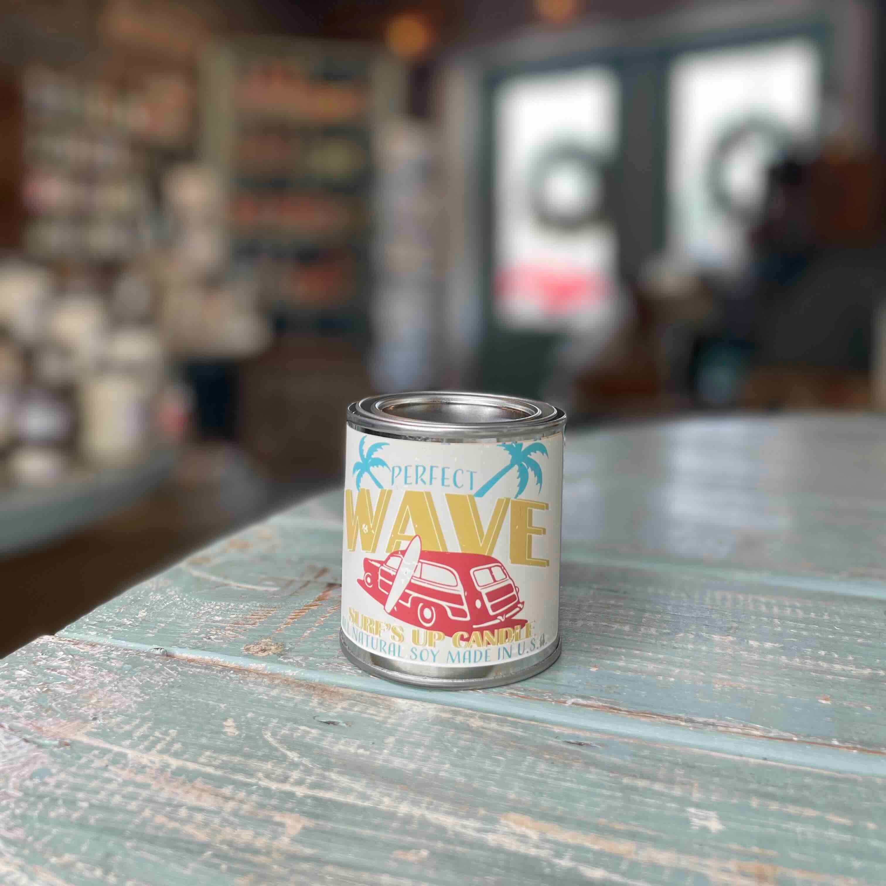 Perfect Wave Paint Can Candle- Vintage Collection