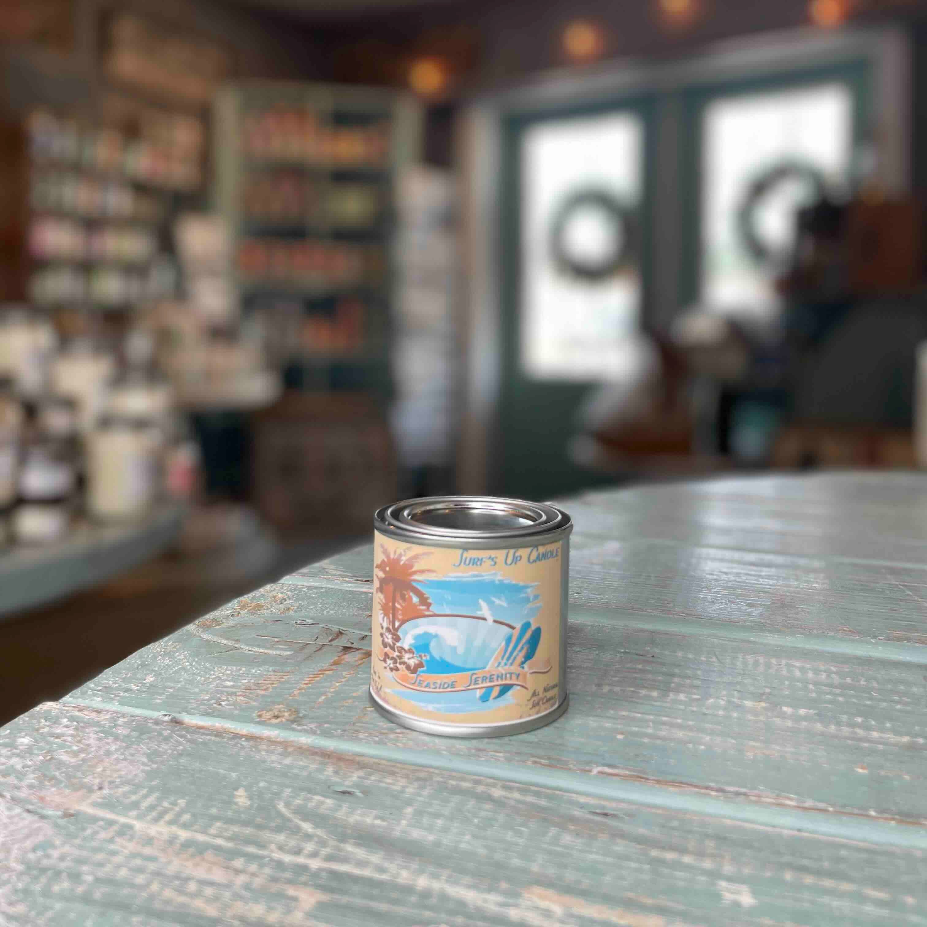 Seaside Serenity Paint Can Candle - Vintage Collection