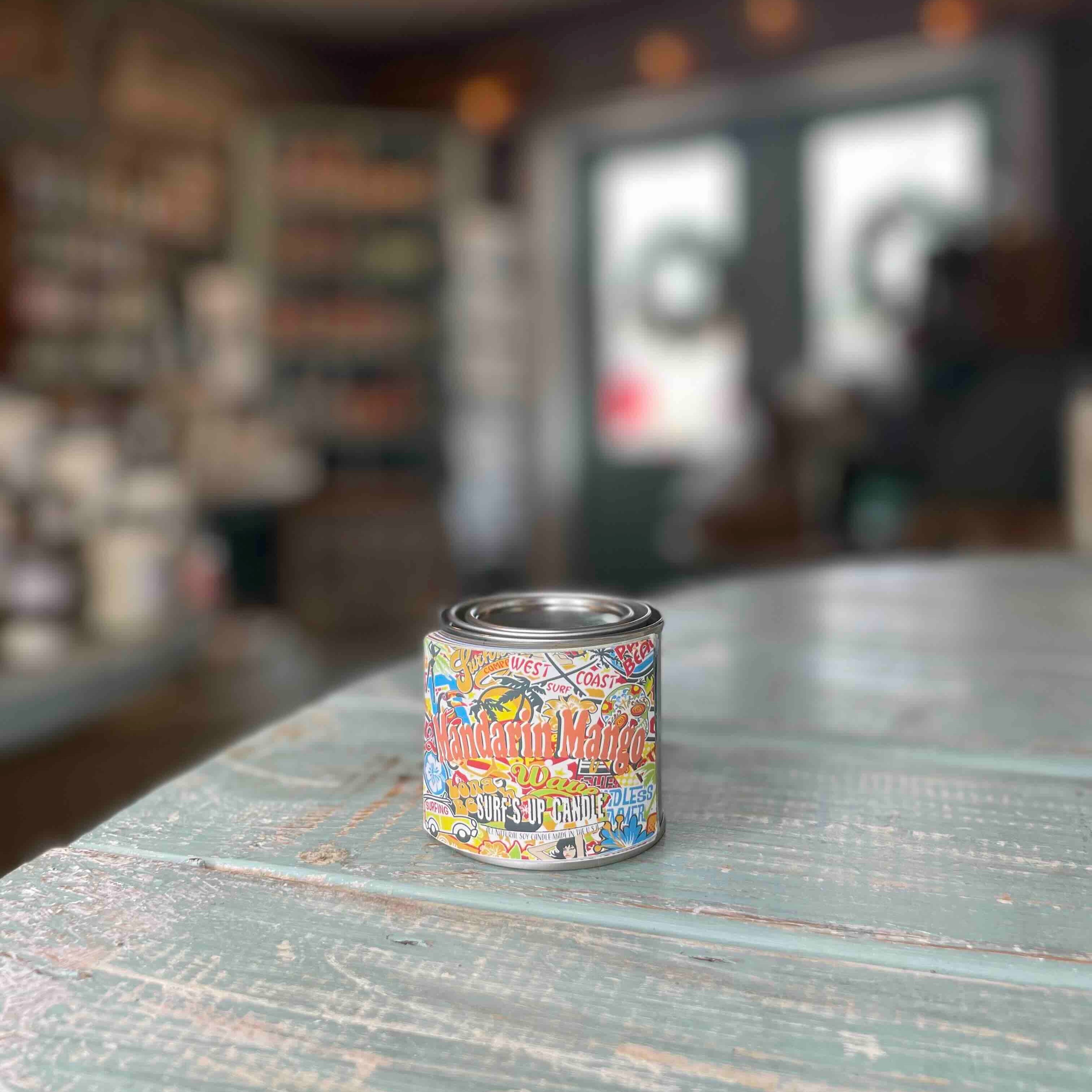 Mandarin Mango Paint Can Candle - Vintage Collection