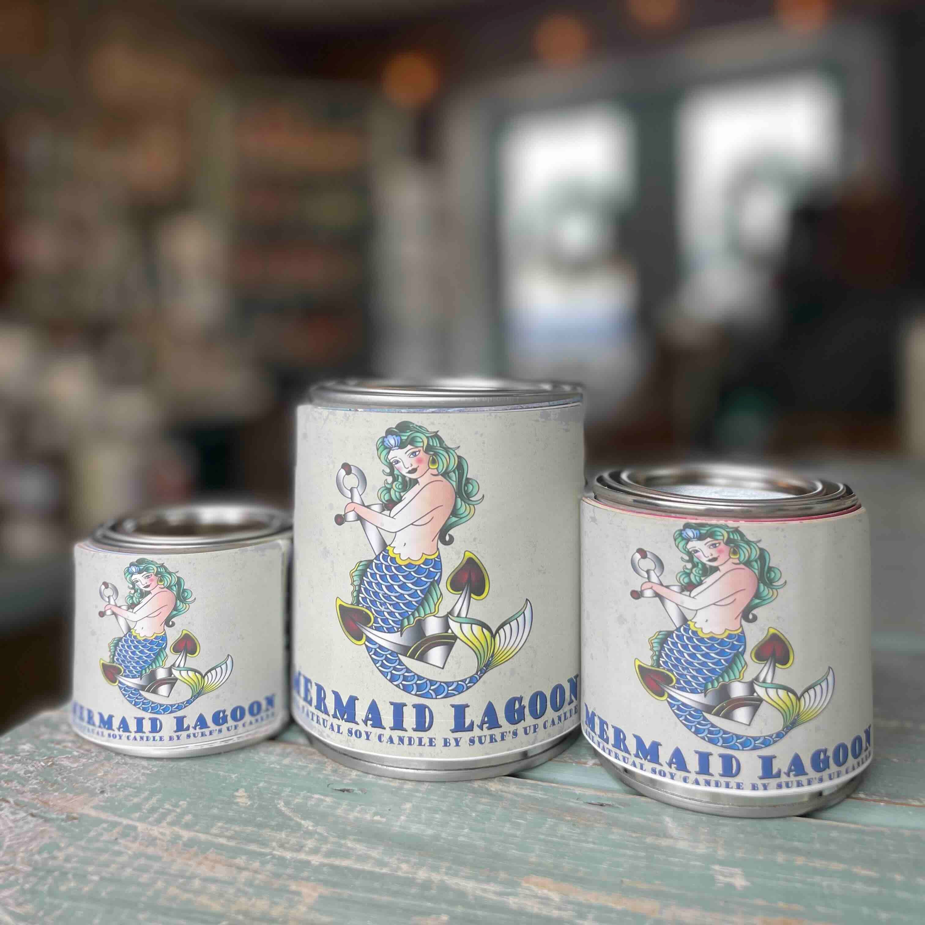 Mermaid Lagoon Paint Can Candle