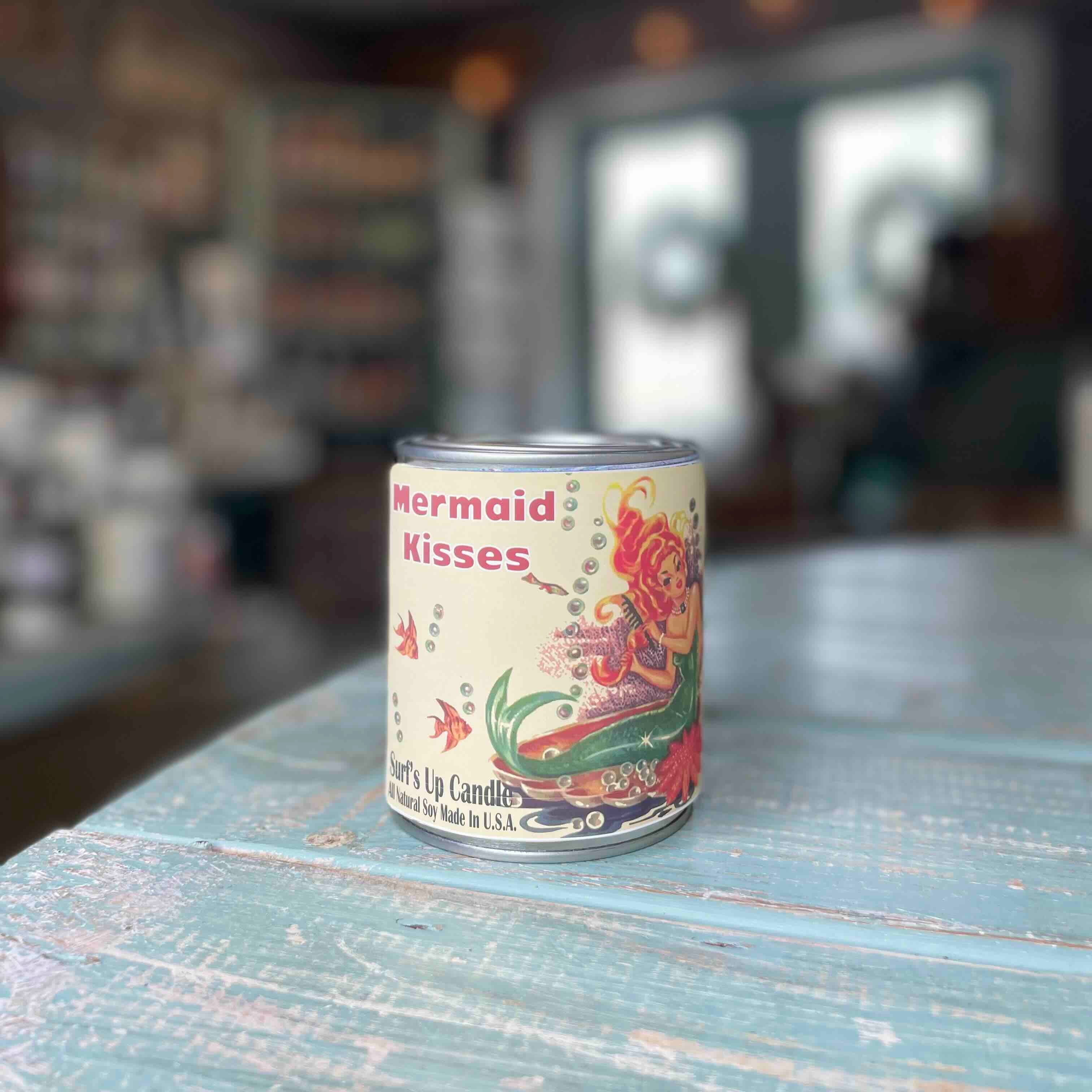 Mermaid Kisses Paint Can Candle - Vintage Collection