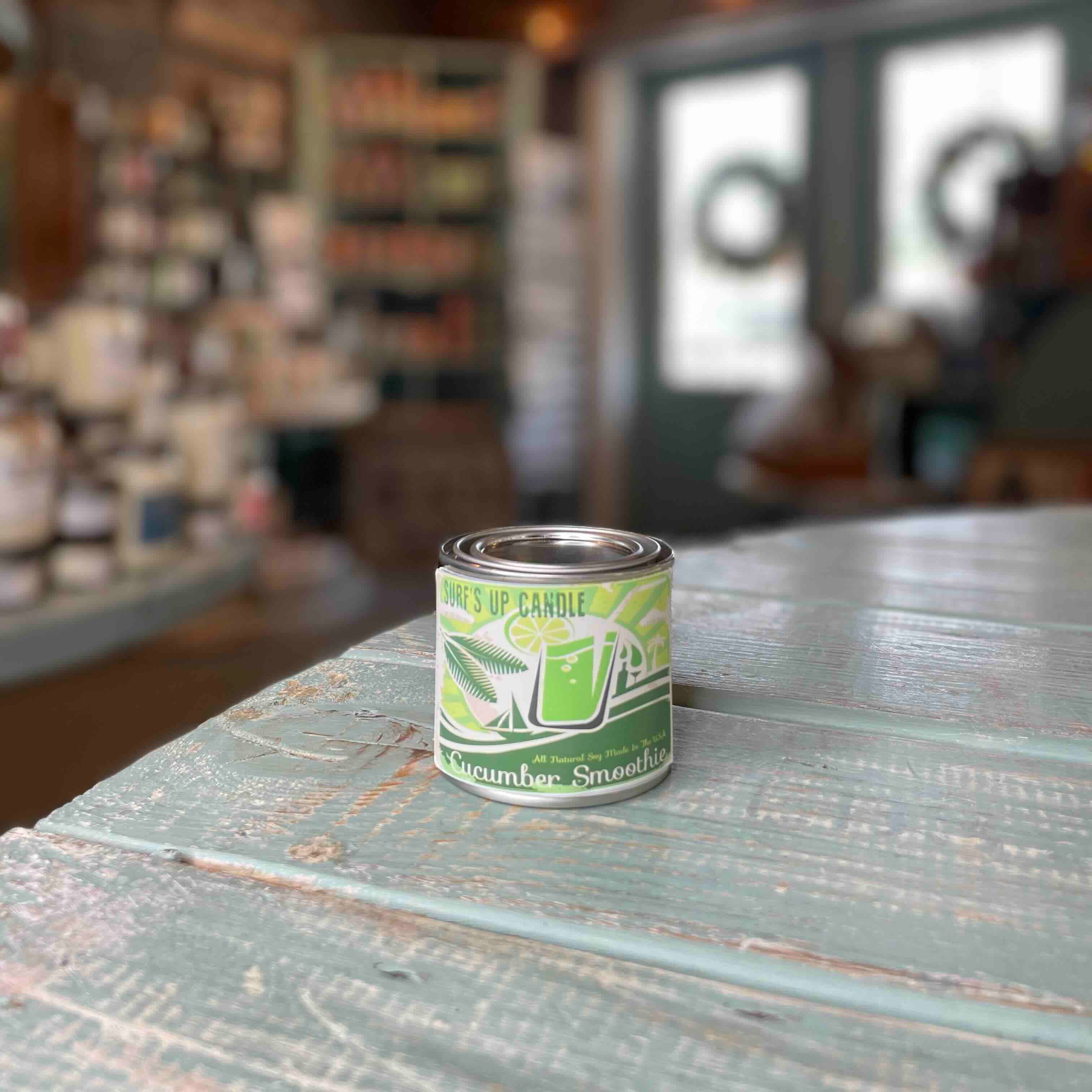 Cucumber Smoothie Paint Can Candle - Vintage Collection