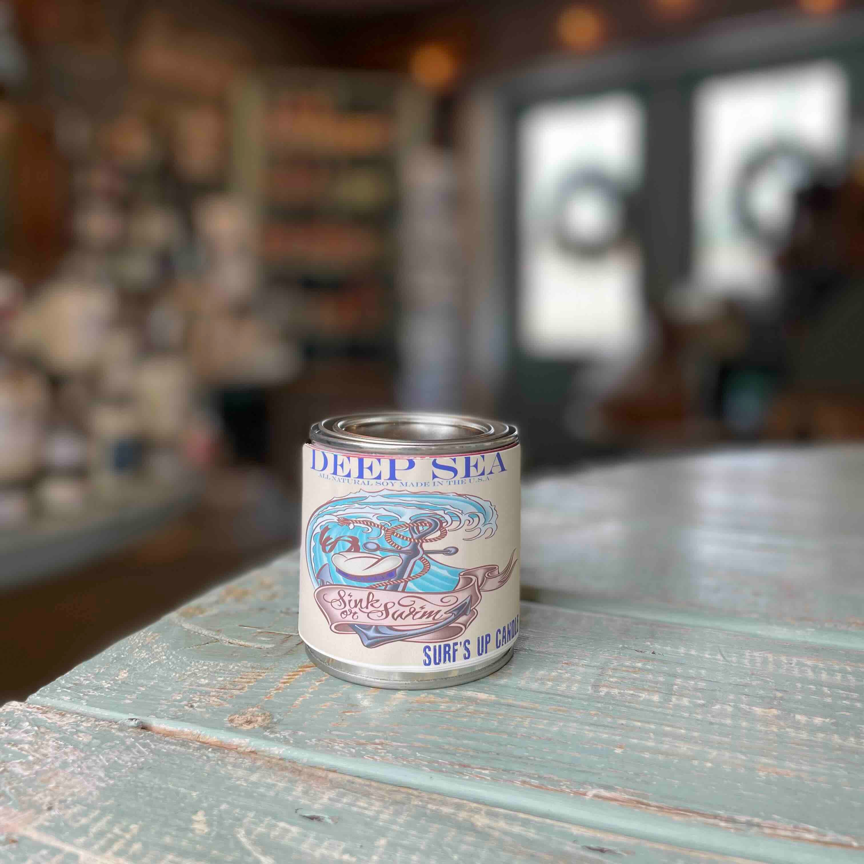 Deep Sea Paint Can Candle - Vintage Collection