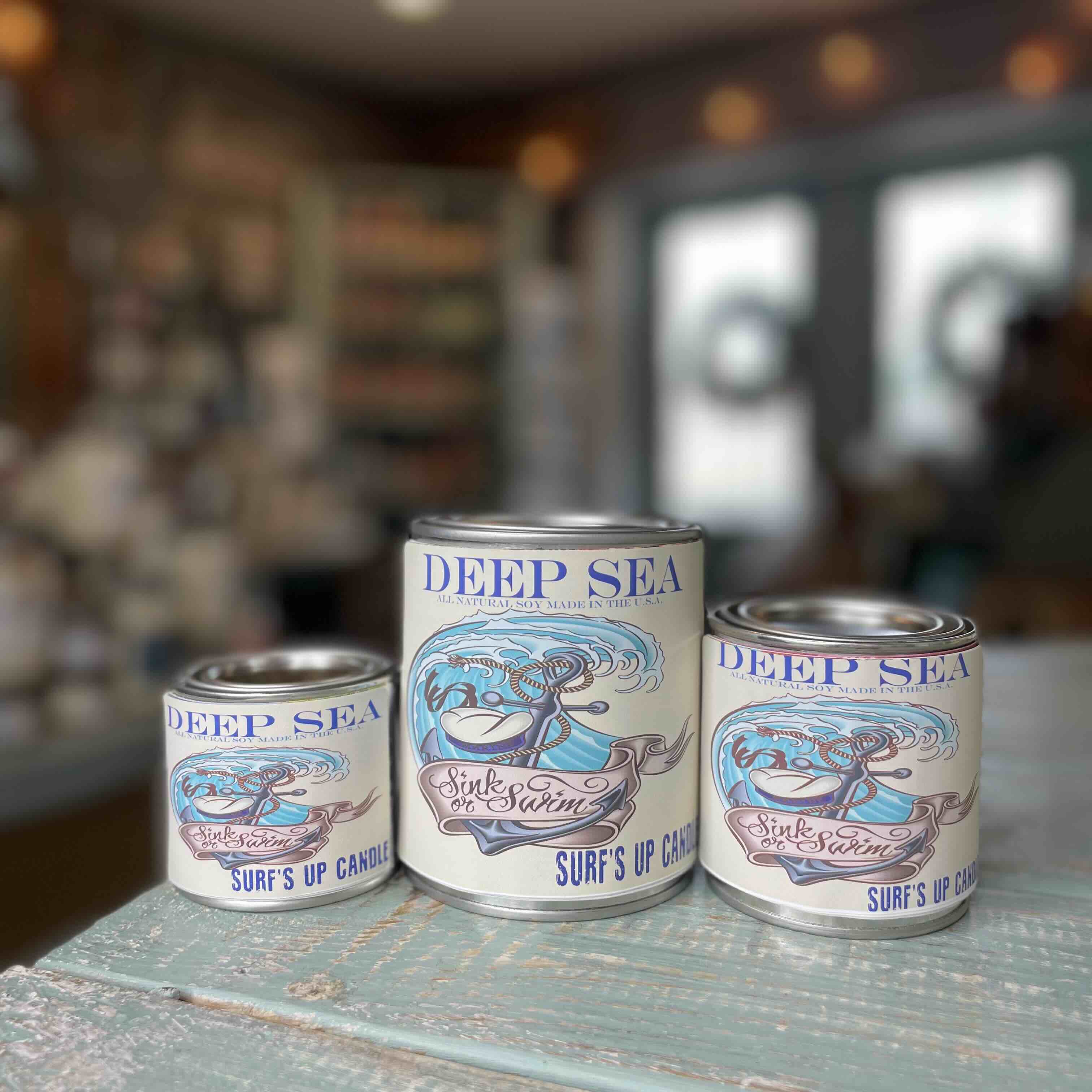 Deep Sea Paint Can Candle - Vintage Collection