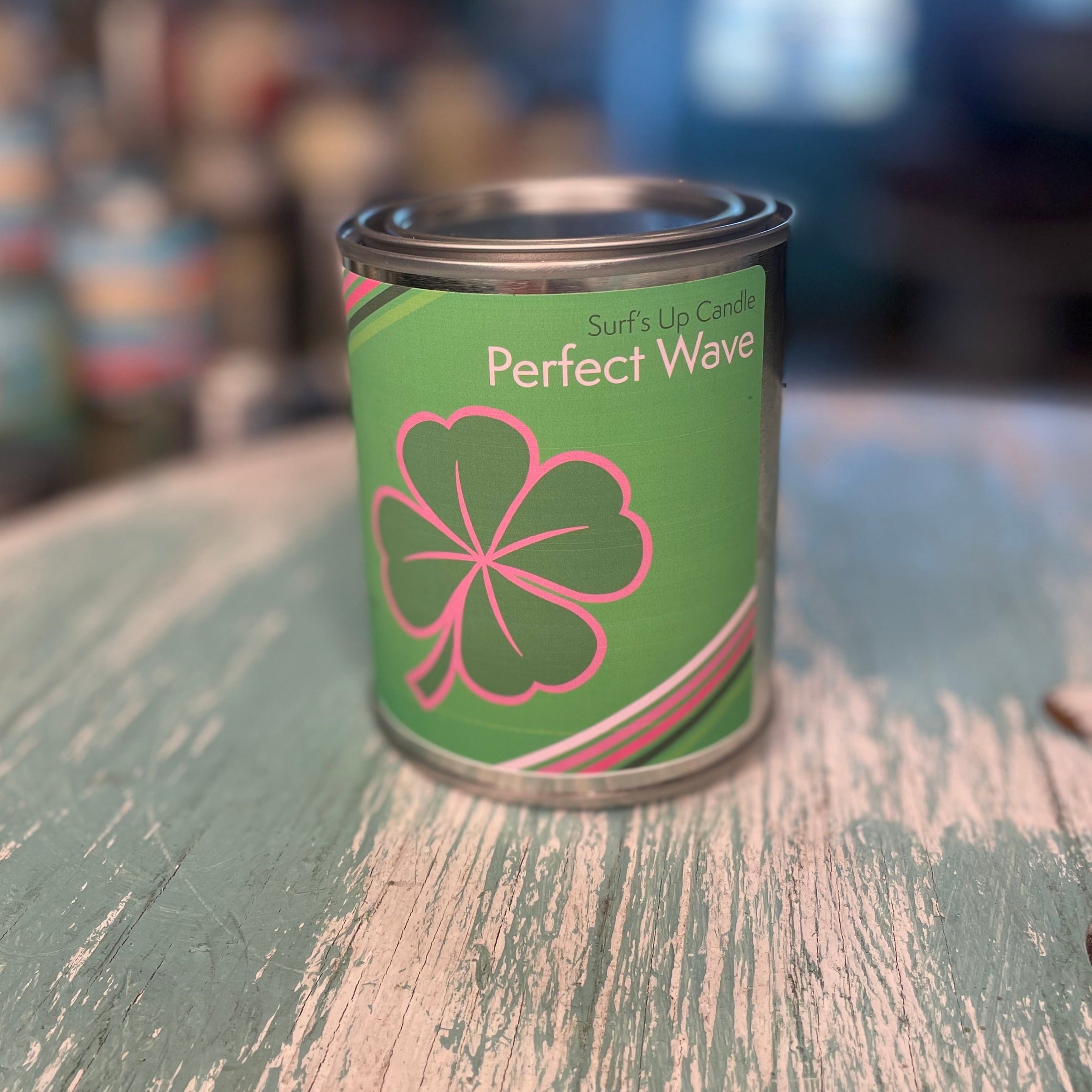 Lucky Perfect Wave Paint Can Candle - St. Patrick's Day Collection