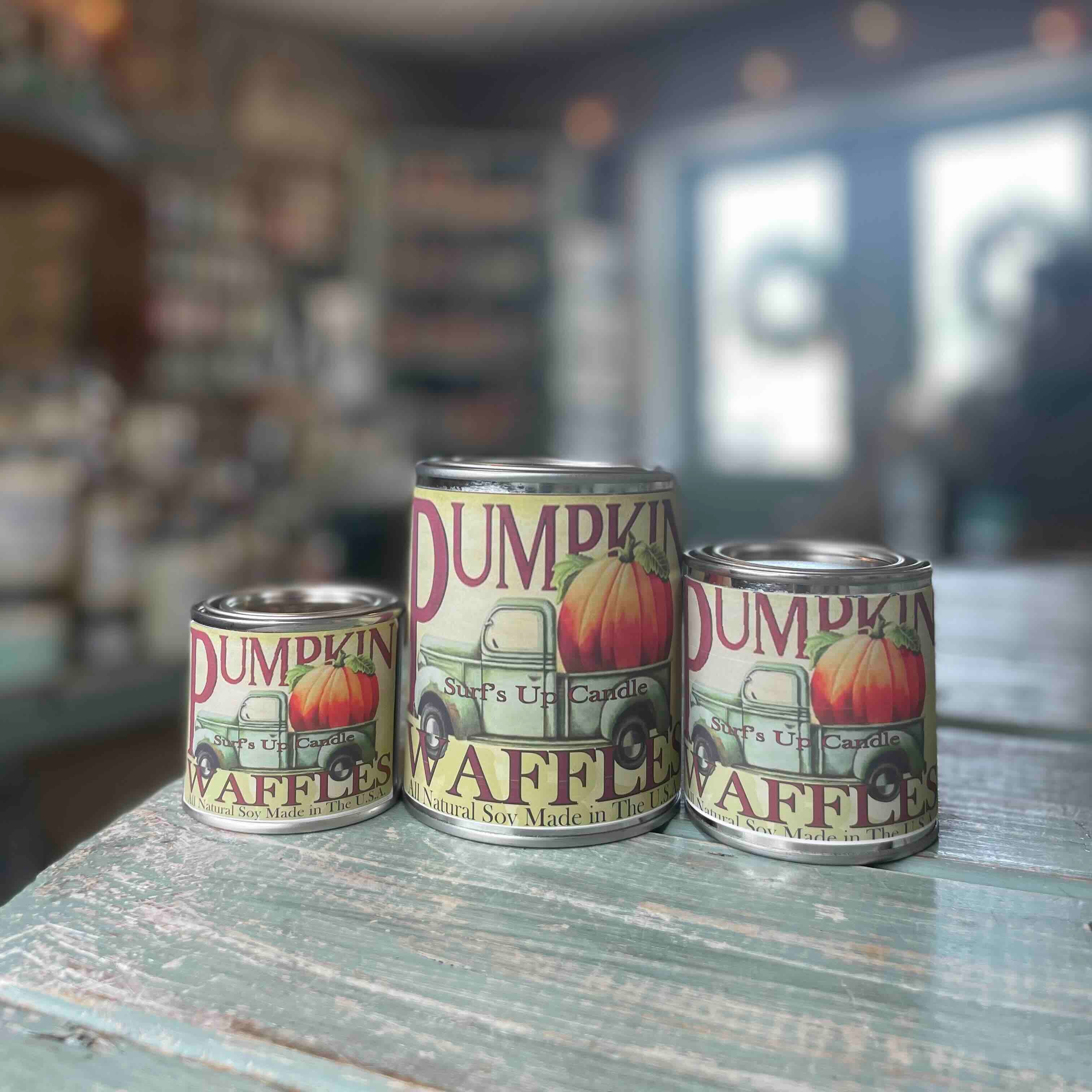 Pumpkin Waffles Paint Can Candle - Vintage Collection
