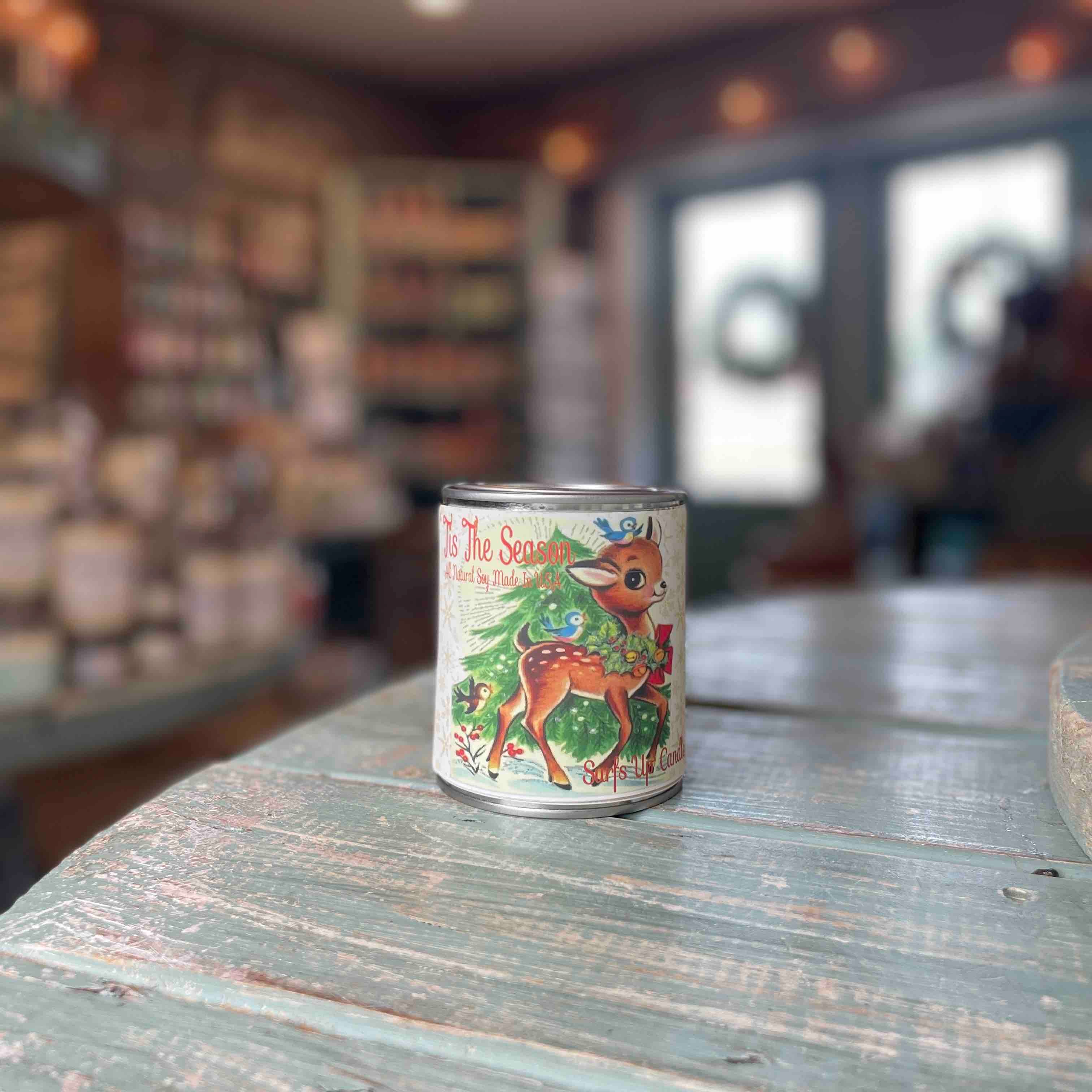 Tis the Season Paint Can Candle - Vintage Collection