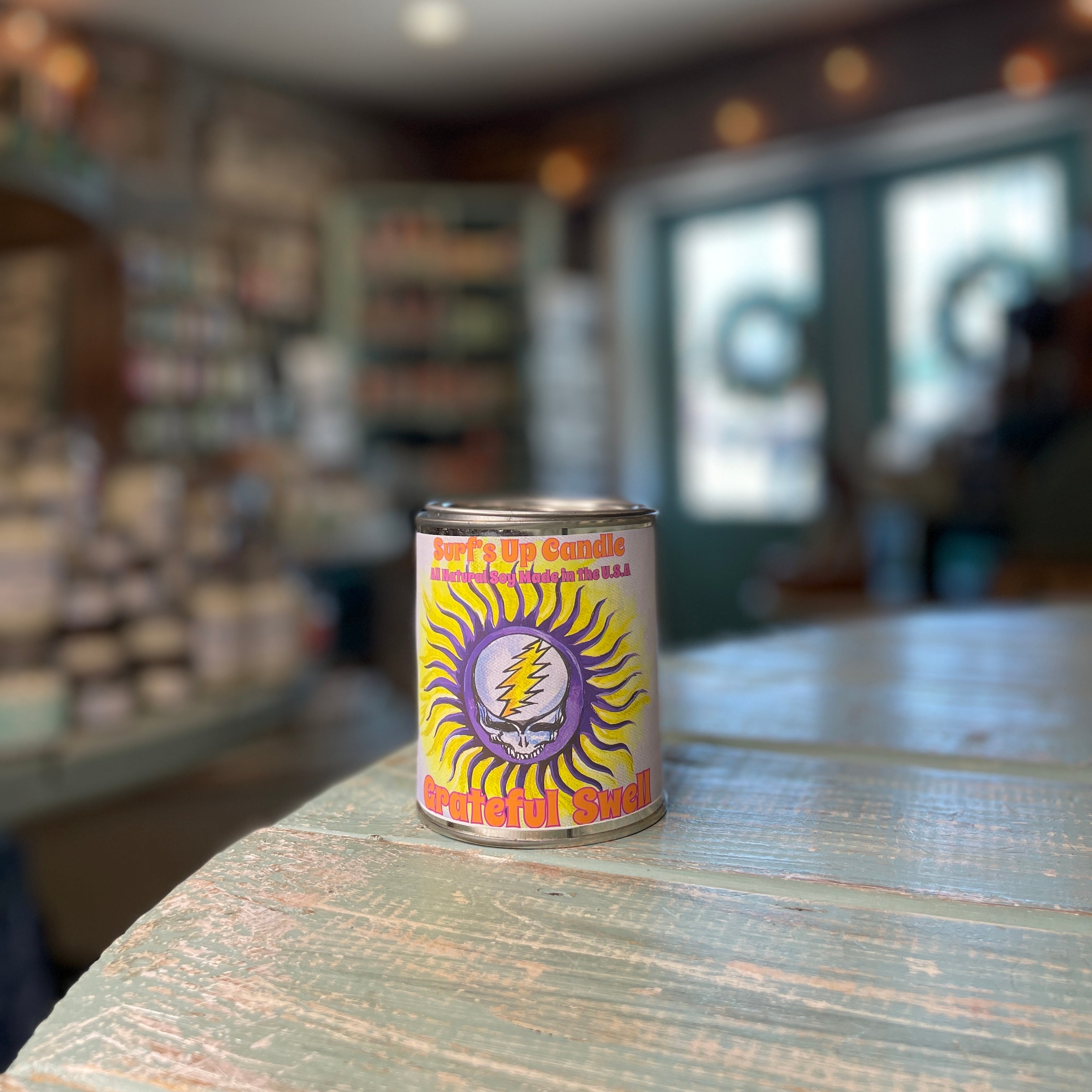 Grateful Swell Paint Can Candle - Grateful Dead Inspired Collection