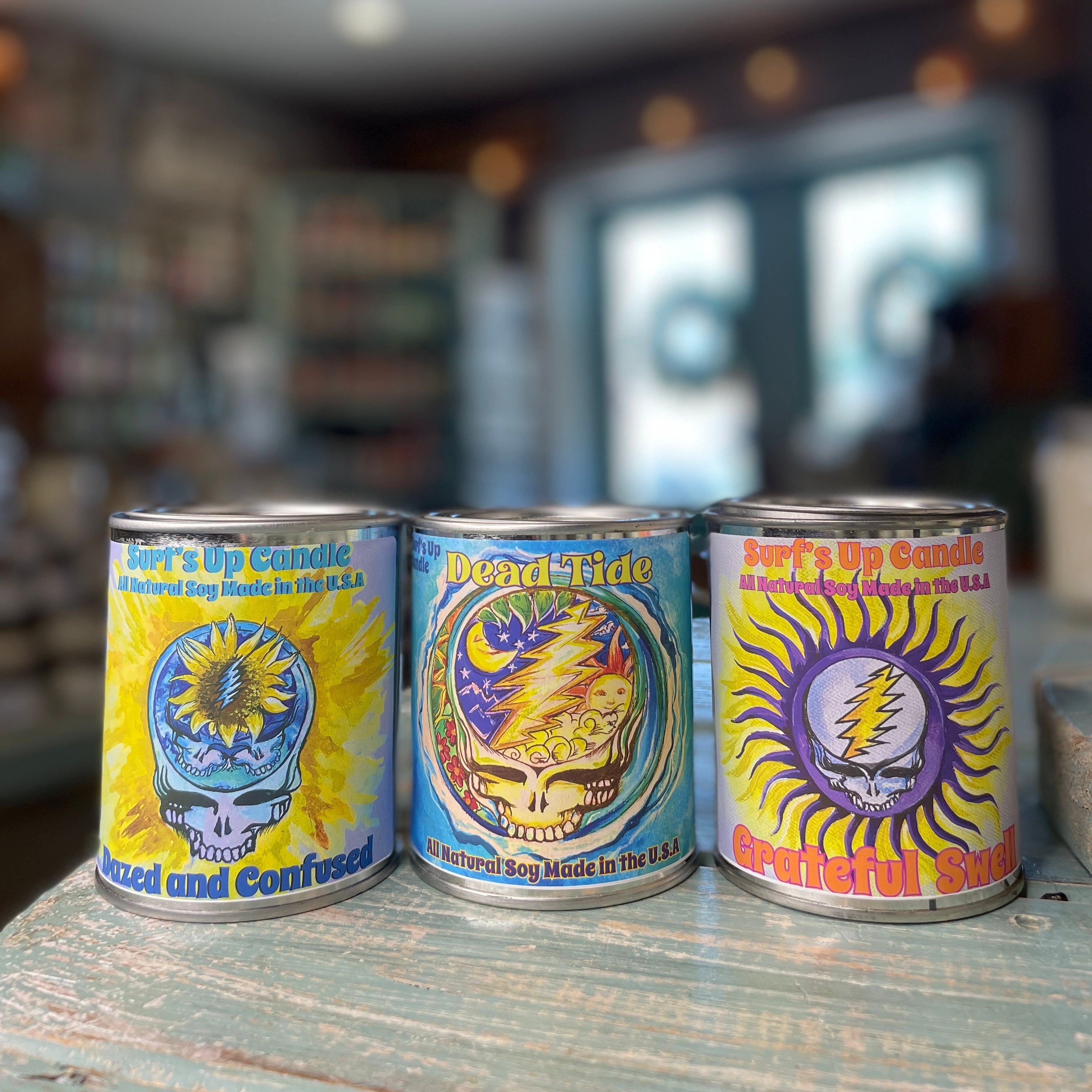 Anthem of the Sun Paint Can Candle Trio- Grateful Dead Inspired Collection