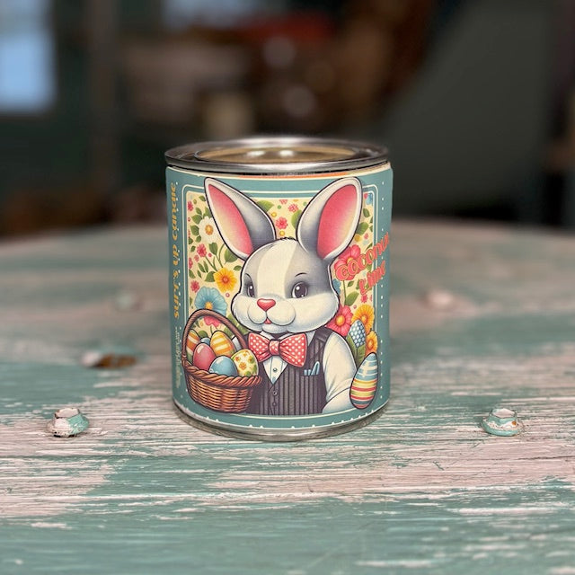 Bunny Coconut Lime Paint Can Candle - Easter Collection