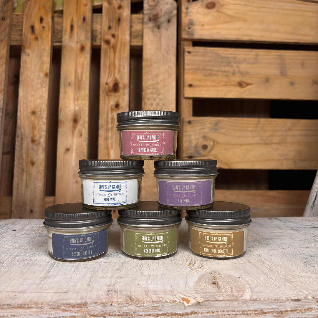 Everyday Favorites Sampler Candle Set | 6 Mini Mason Jar Candles