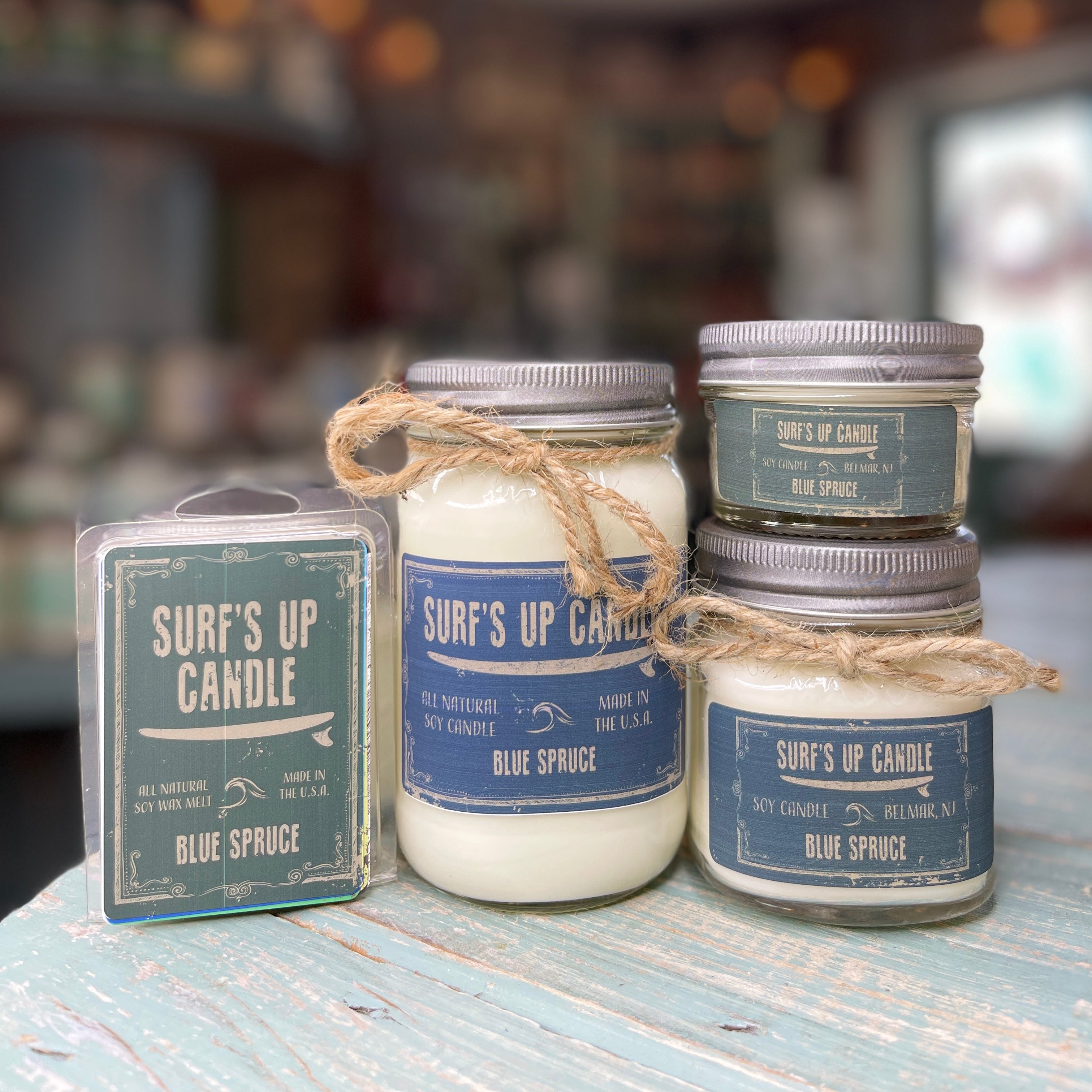 Surfs Up Candle Mason Jar Candle