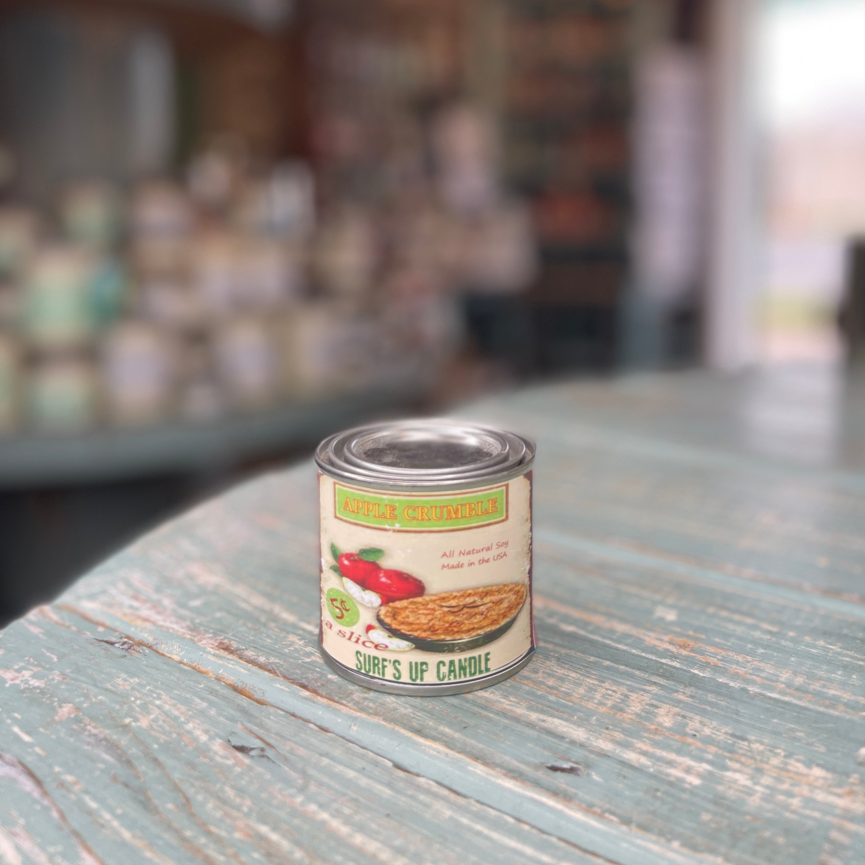 Apple Crumble Paint Can Candle - Vintage Collection