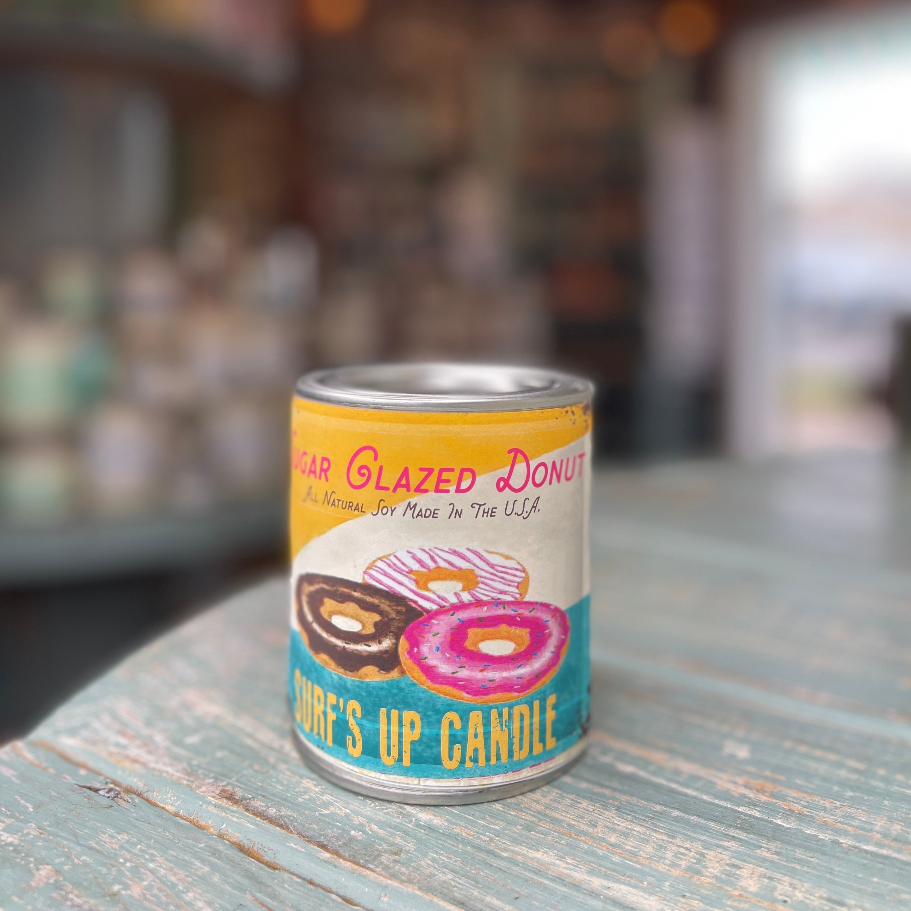 Sugar Glazed Donut Paint Can Candle - Vintage Collection