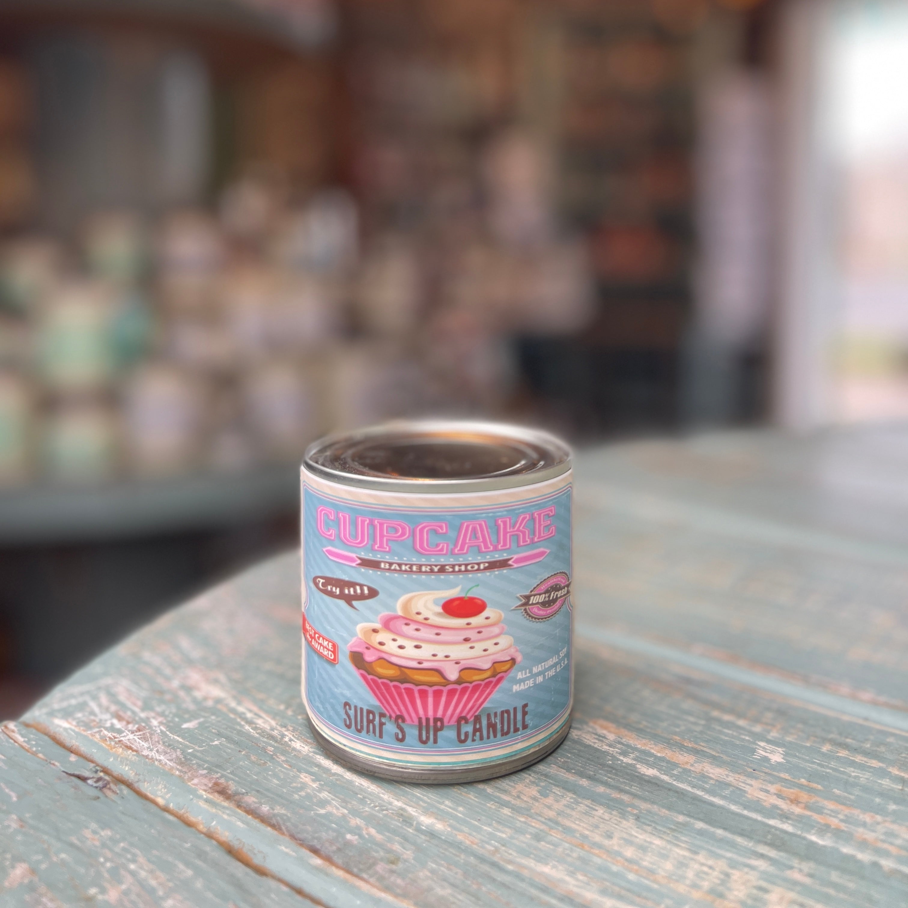 Cupcake Paint Can Candle - Vintage Collection