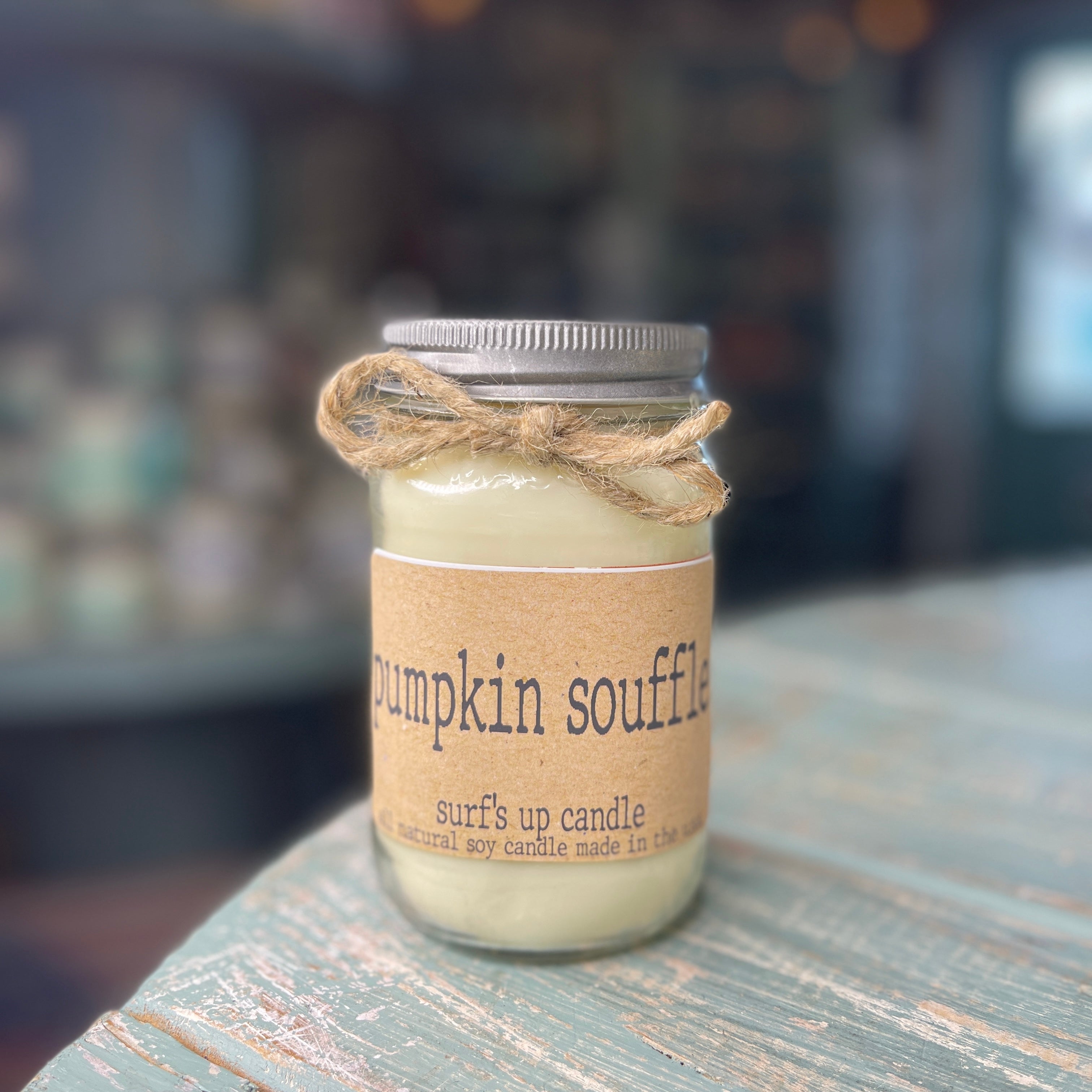 Pumpkin Souffle Mason Jar Candle - Brown Bag Collection