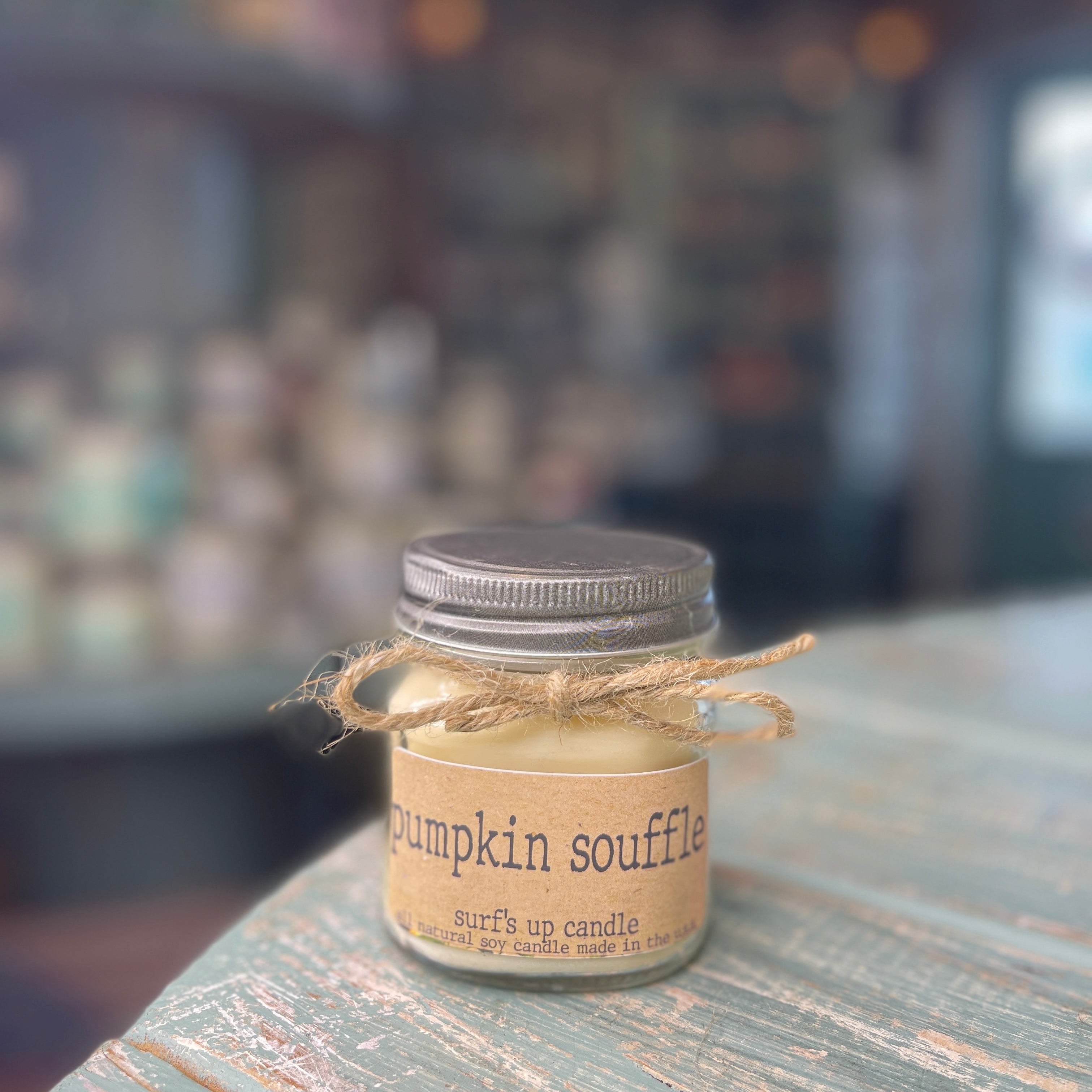 Pumpkin Souffle Mason Jar Candle - Brown Bag Collection