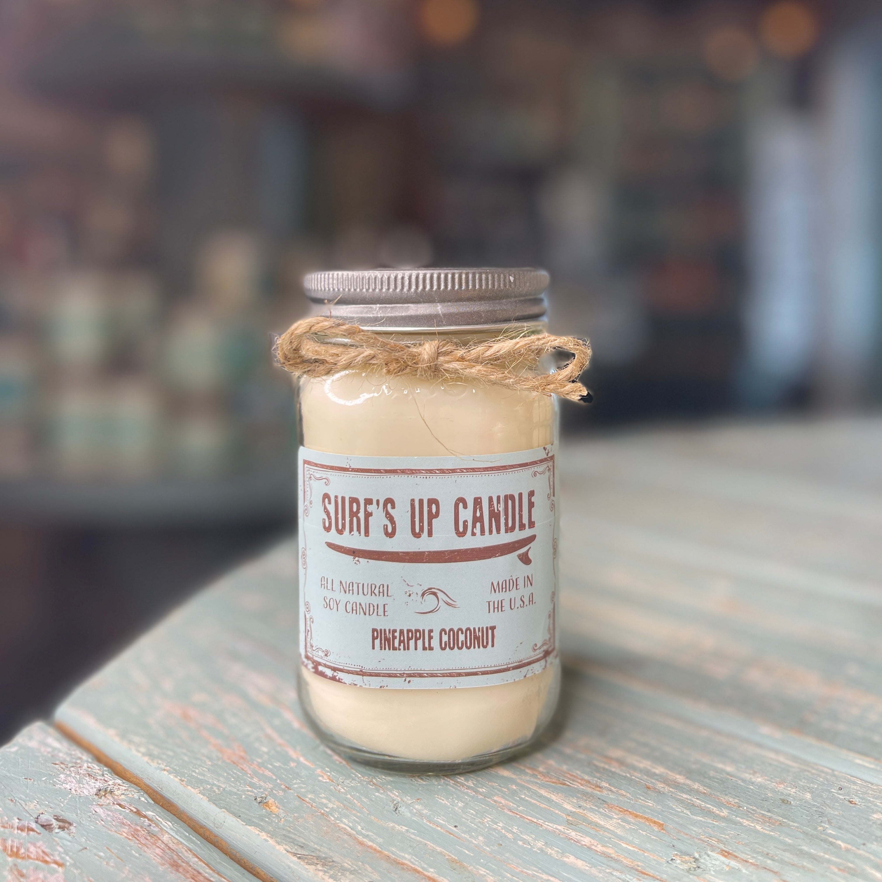 Pineapple Coconut Mason Jar Candle - Original Collection