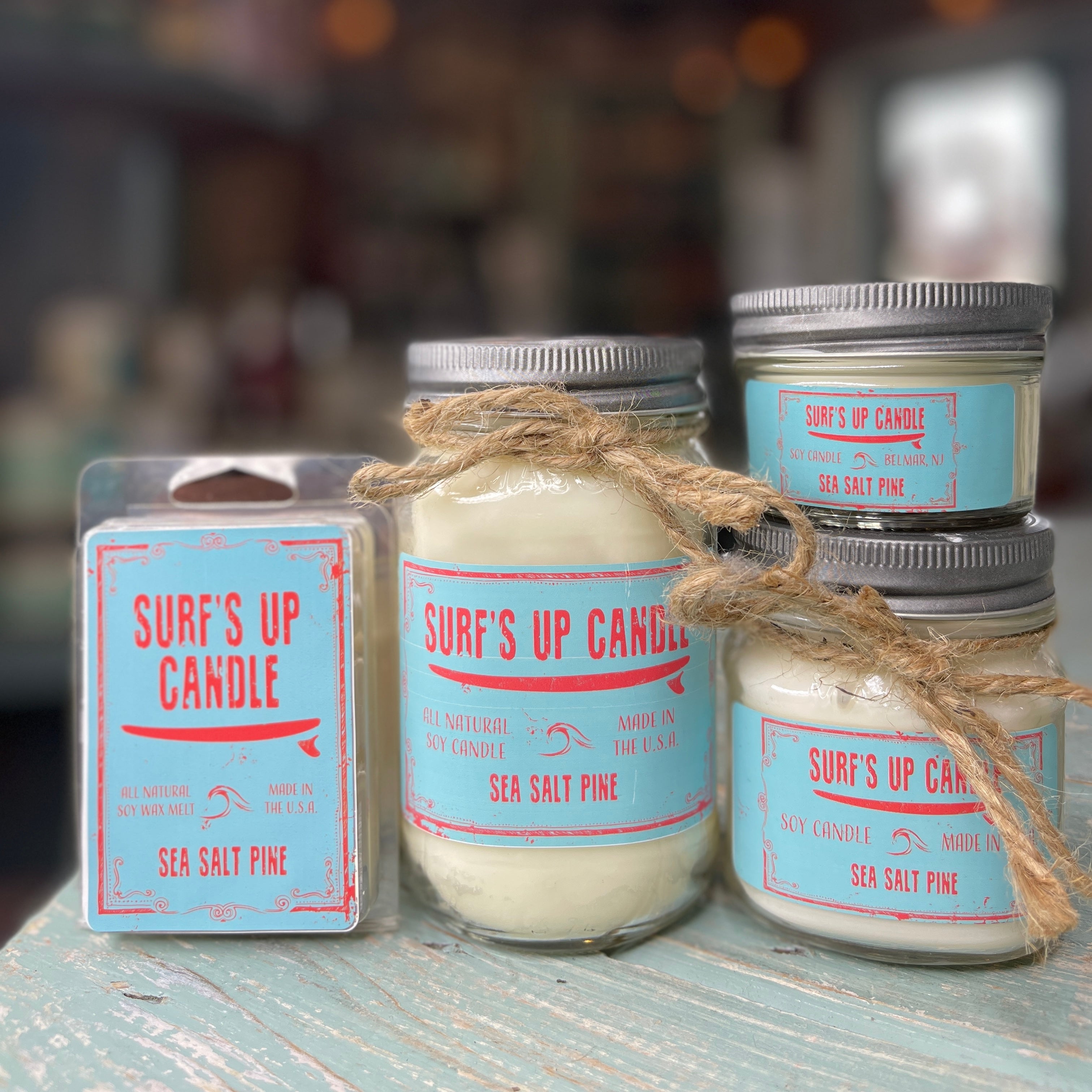 Sea Salt Pine Mason Jar Candle - Original Collection