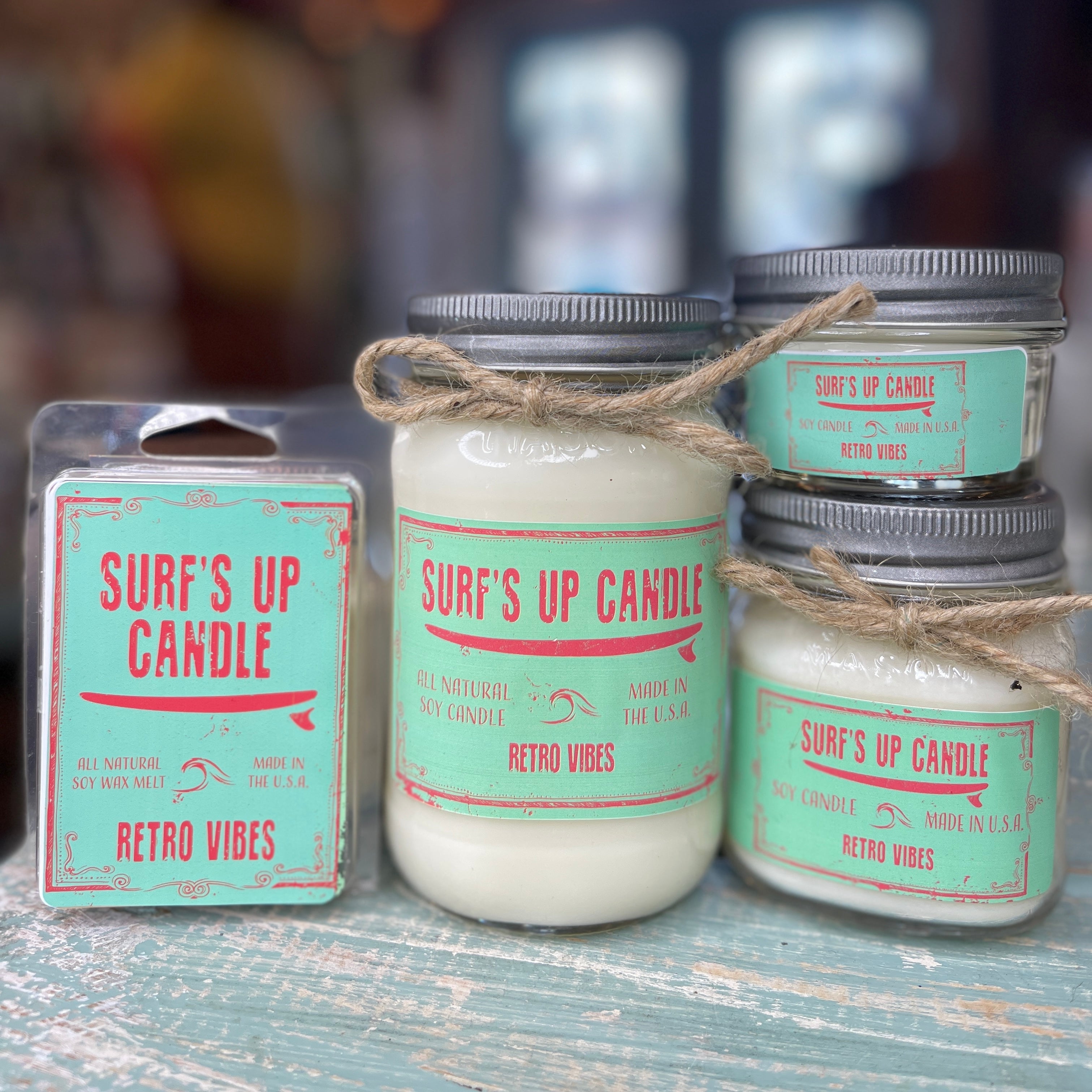 Retro Vibes Mason Jar Candle - Original Collection