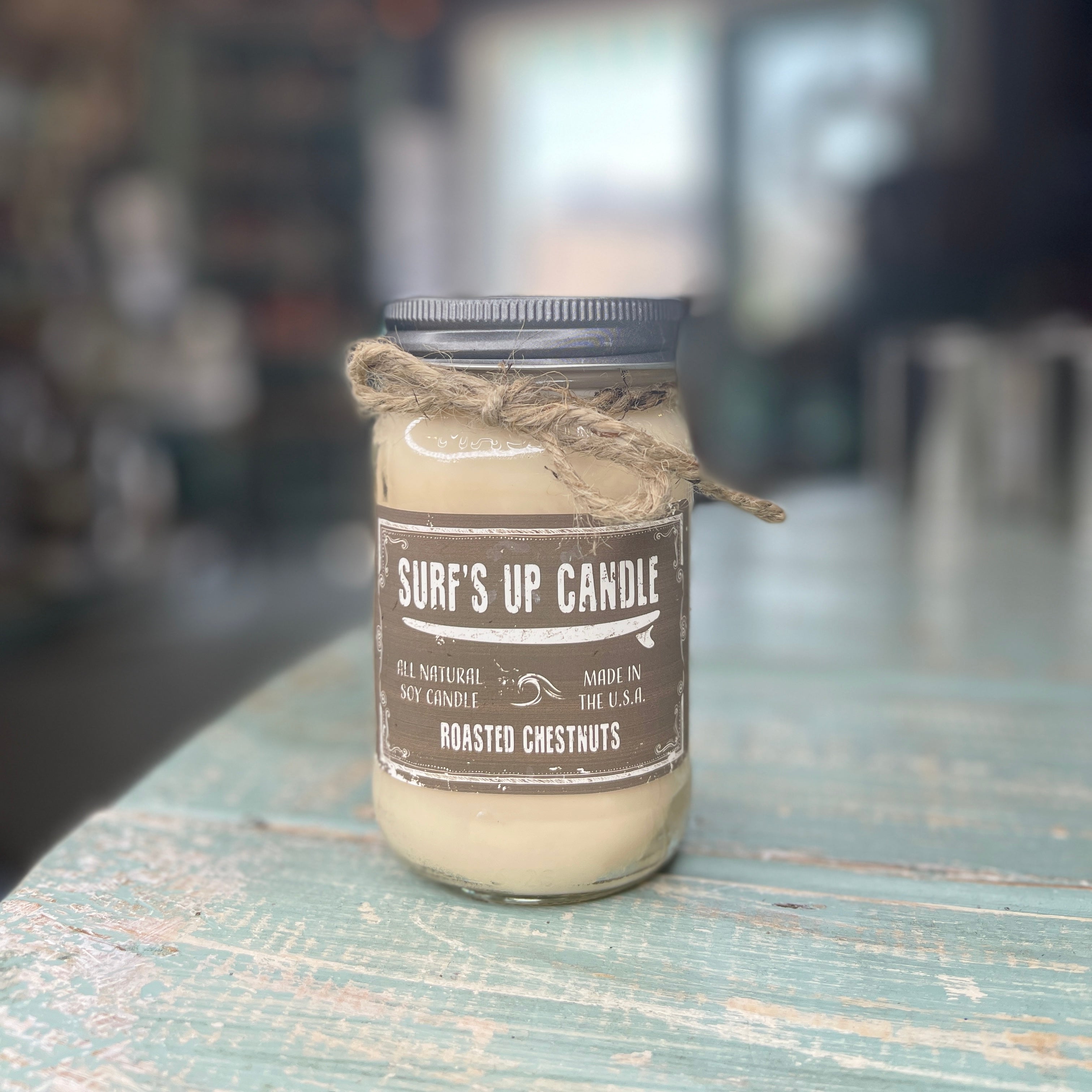 Roasted Chestnut Mason Jar Candle - Original Collection