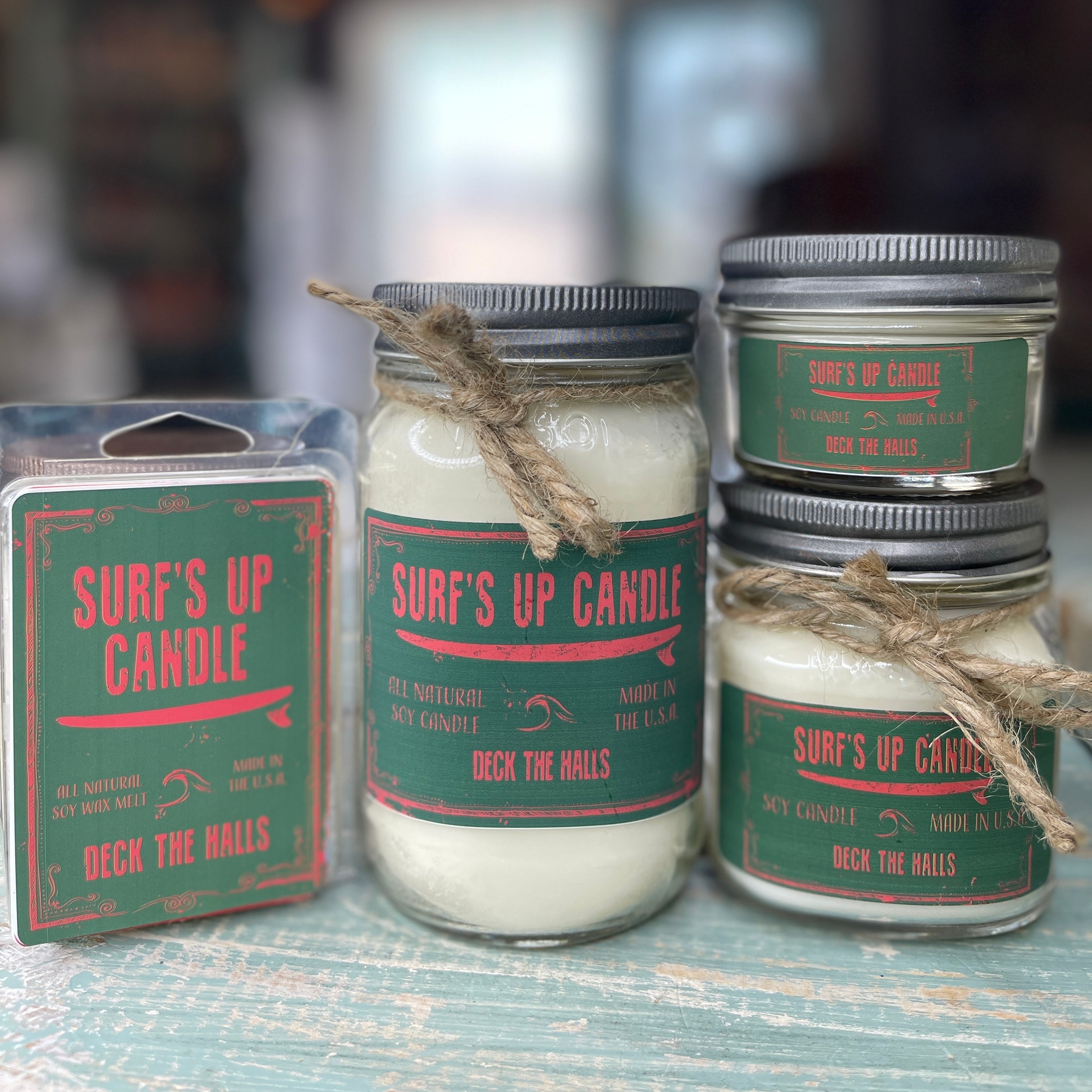 Surfs Up Candle Mason Jar Candle - Thumbnail 4