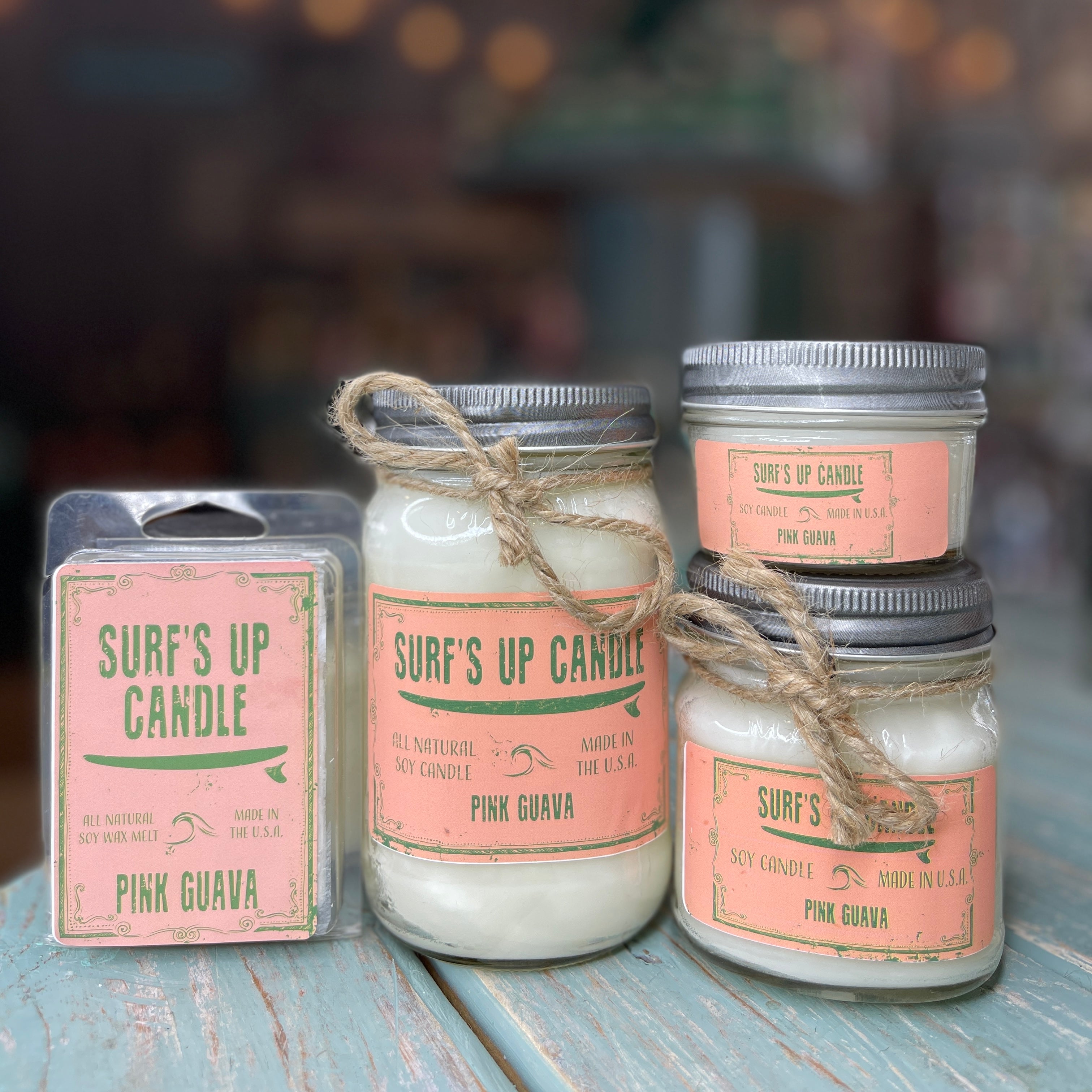 Pink Guava Mason Jar Candle - Original Collection