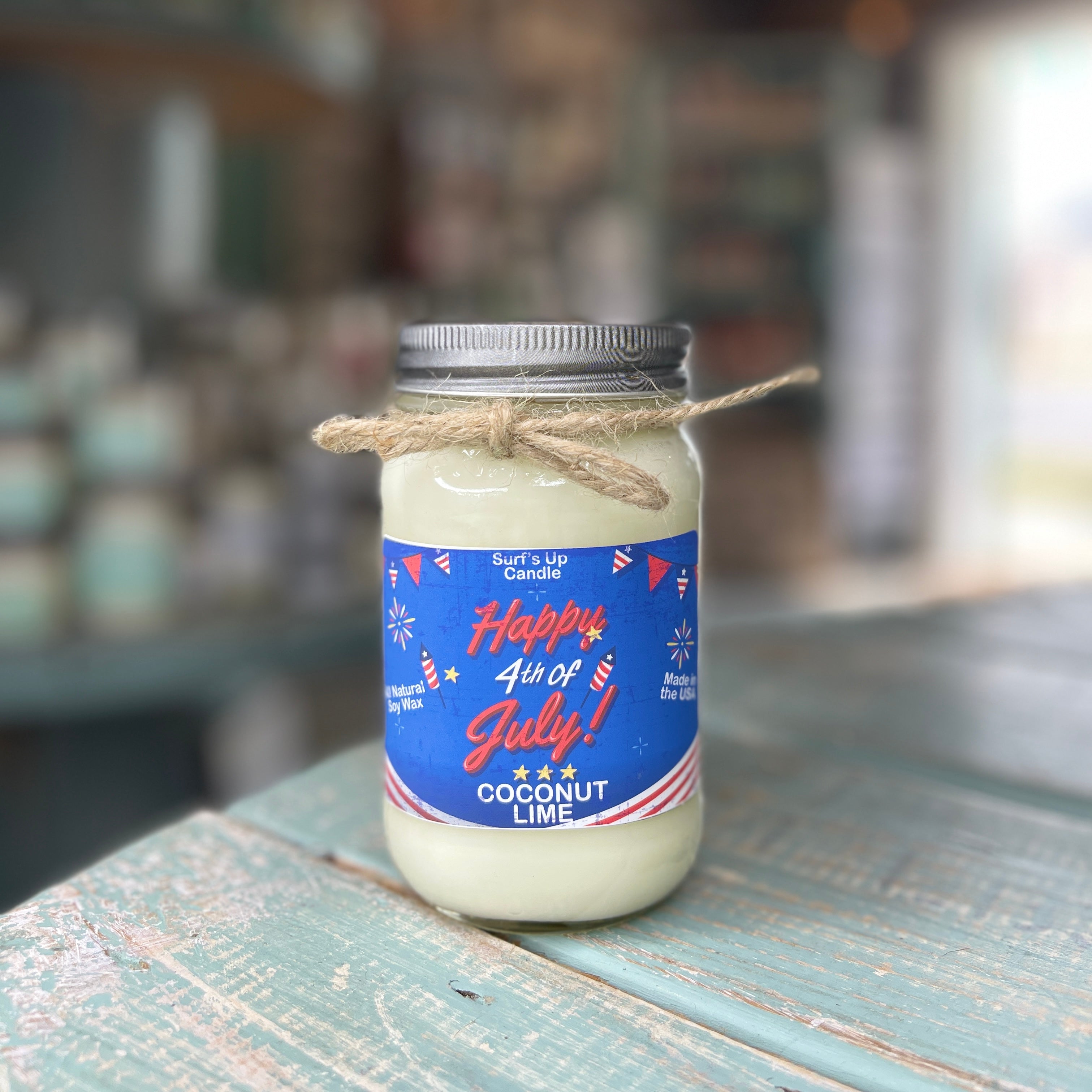 Happy 4th of July Mason Jar Candle Trio - Americana Collection
