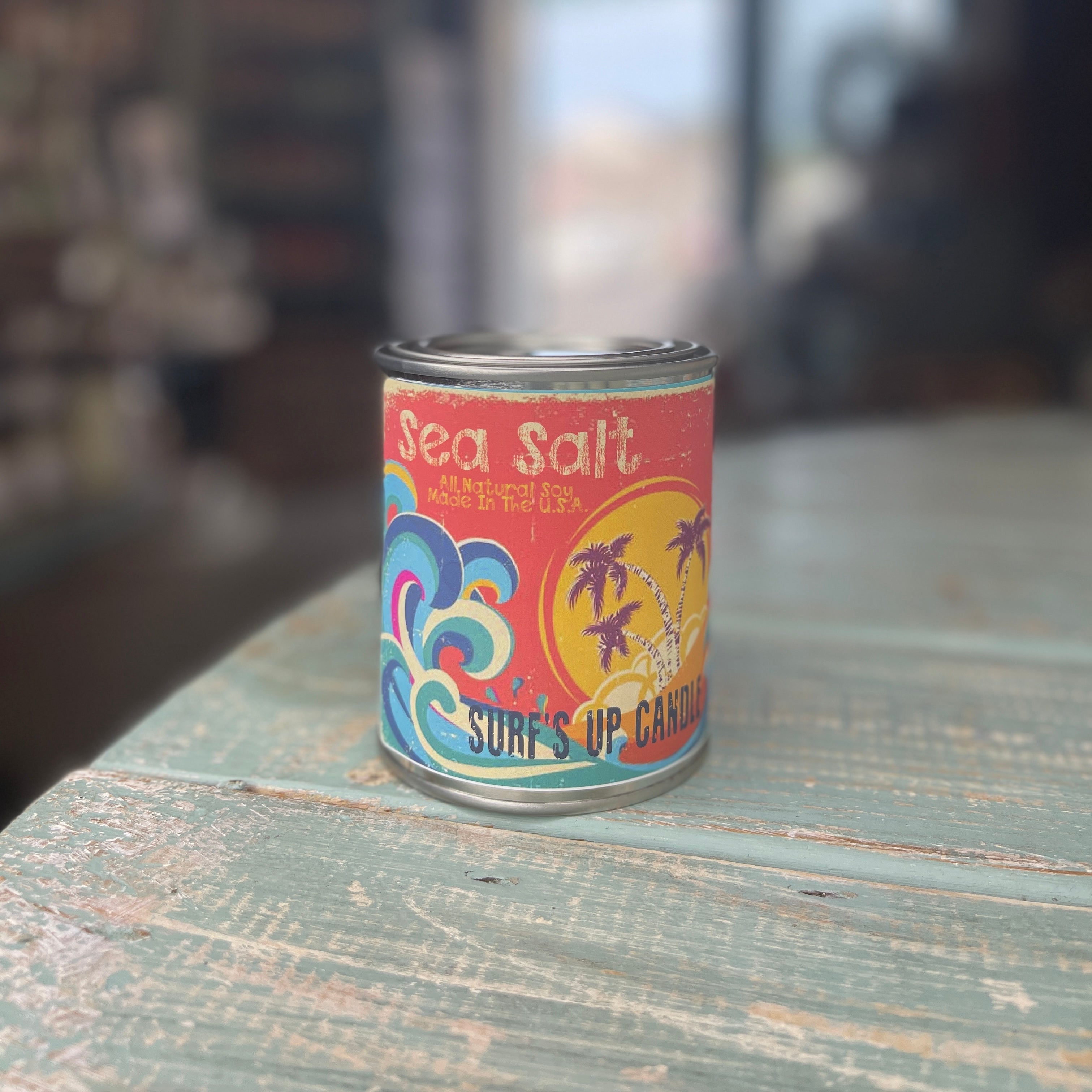 Sea Salt Paint Can Candle - Vintage Collection