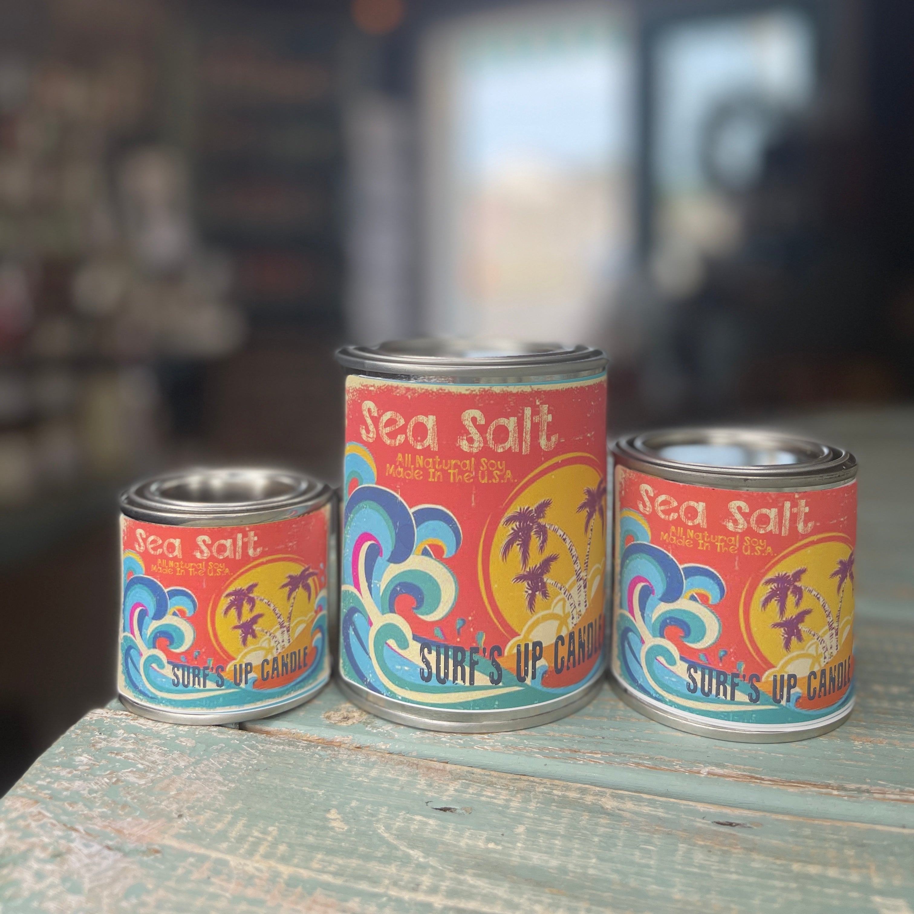 Sea Salt Paint Can Candle - Vintage Collection