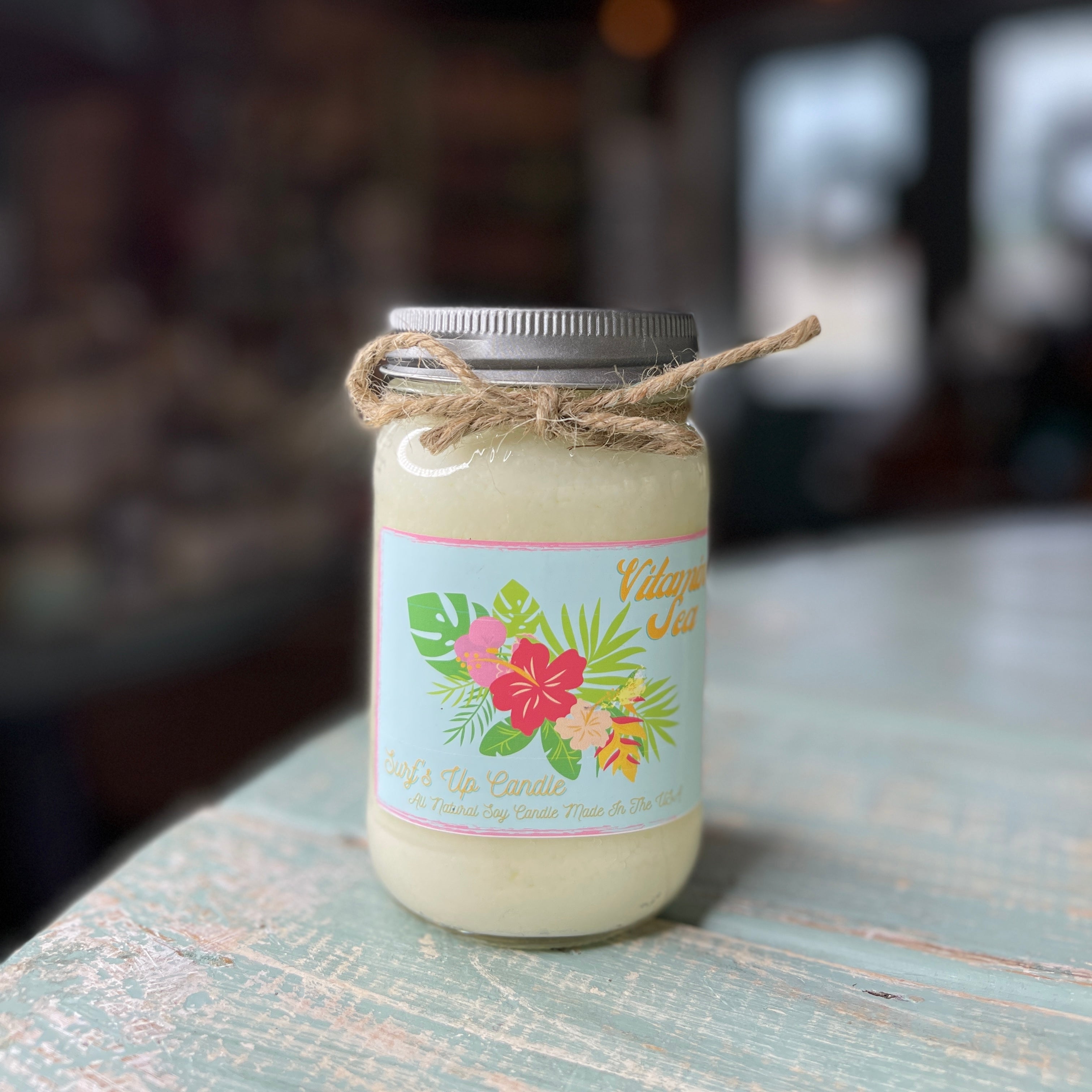 Vitamin Sea Mason Jar Candle - Tropical Collection