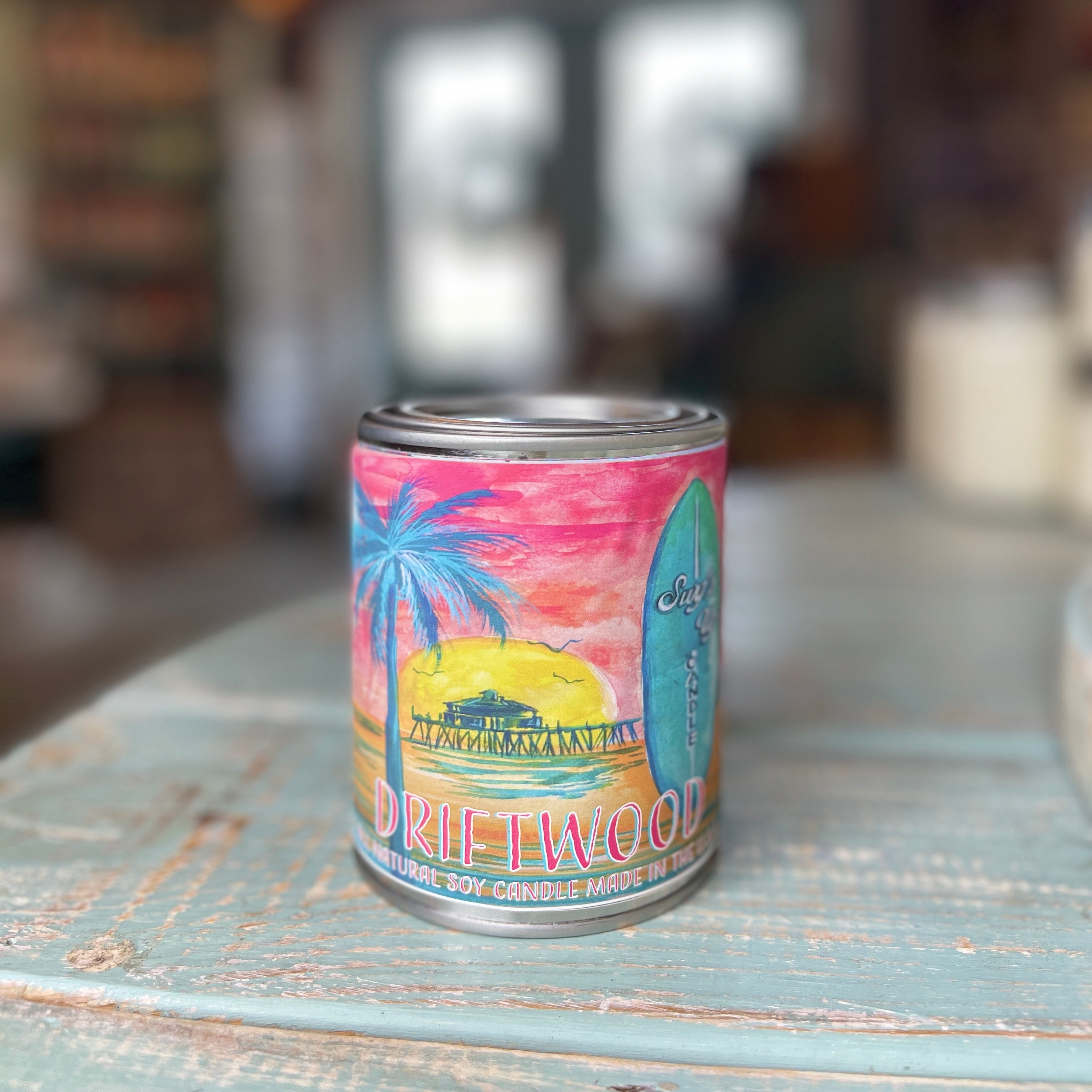 Driftwood Paint Can Candle - Vintage Collection