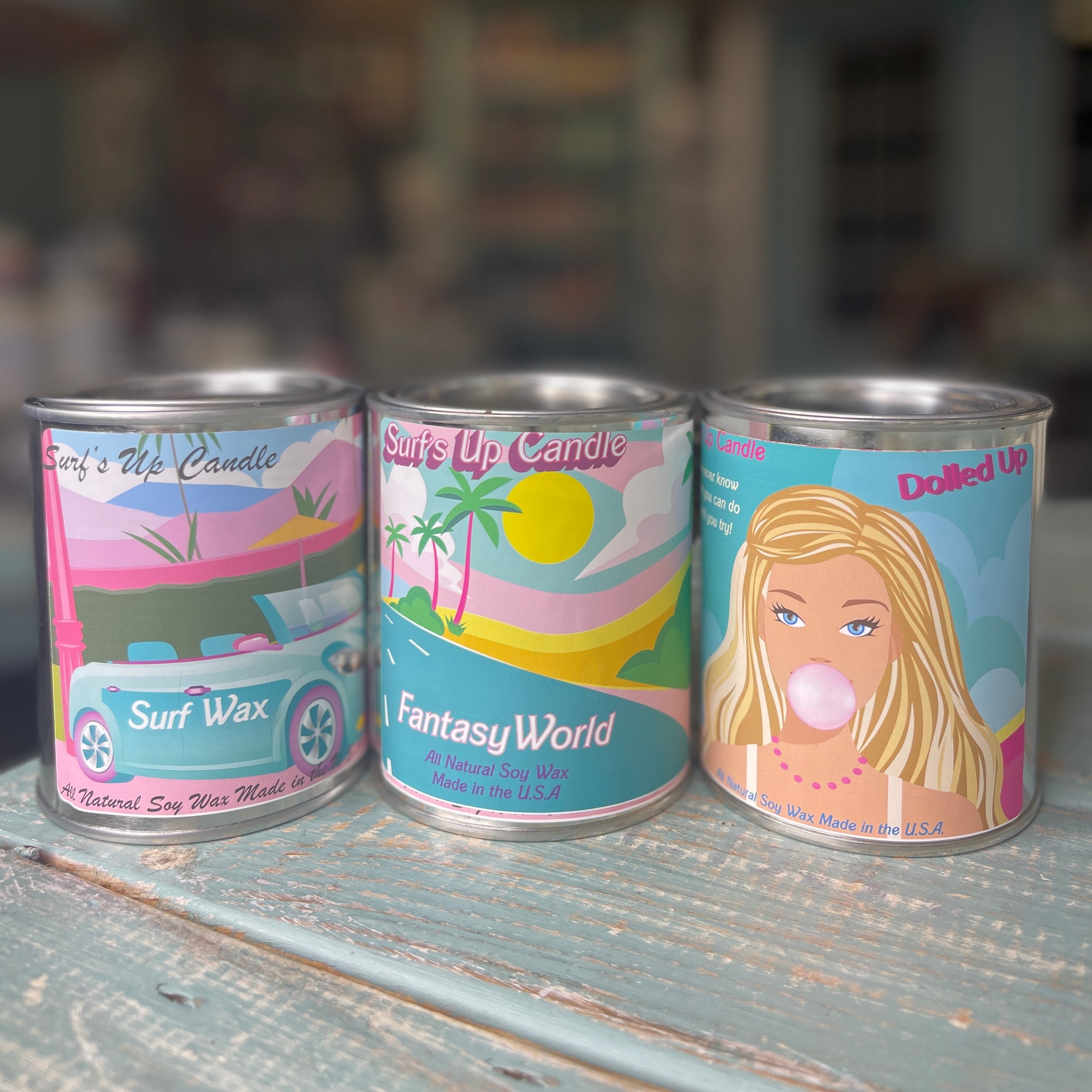 Barbie Paint Can Candle Trio - Barbie Inspired Collection