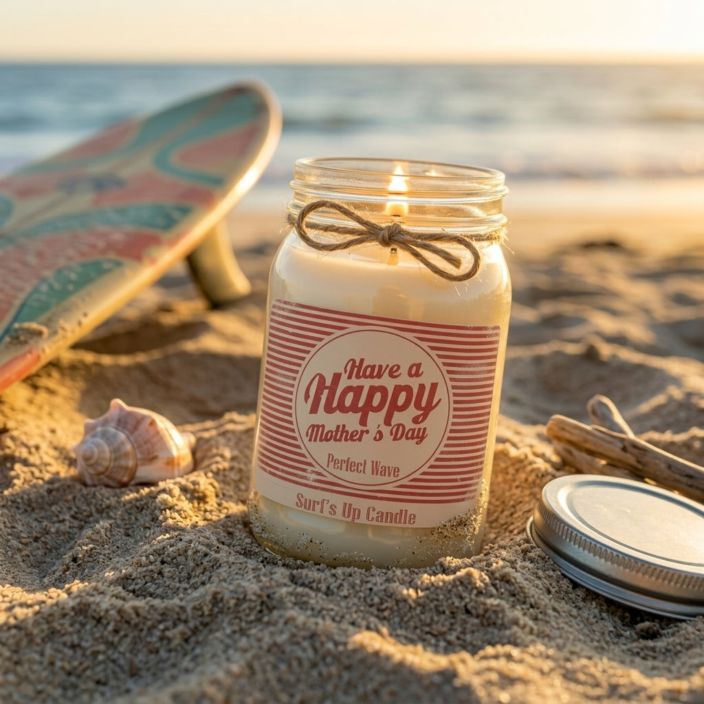 Perfect Wave Mason Jar Candle - Mother's Day Collection