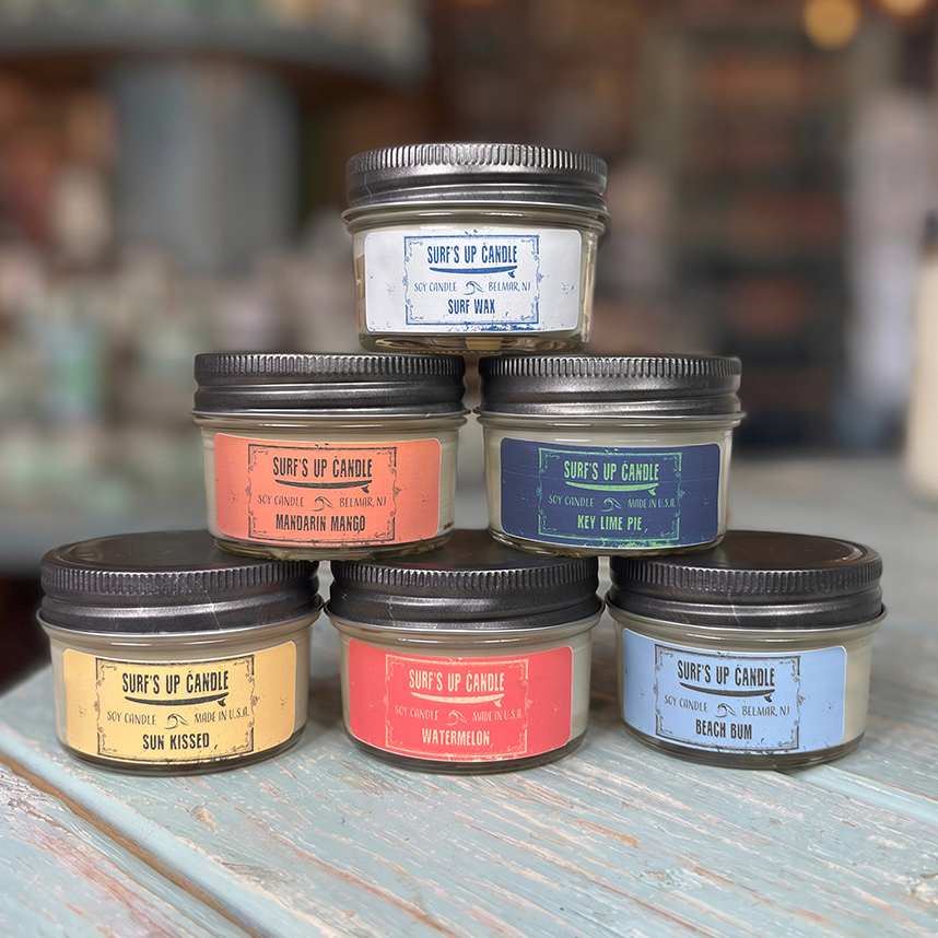Summer Favorites Sampler Candle Set | 6 Mini Mason Jar Candles