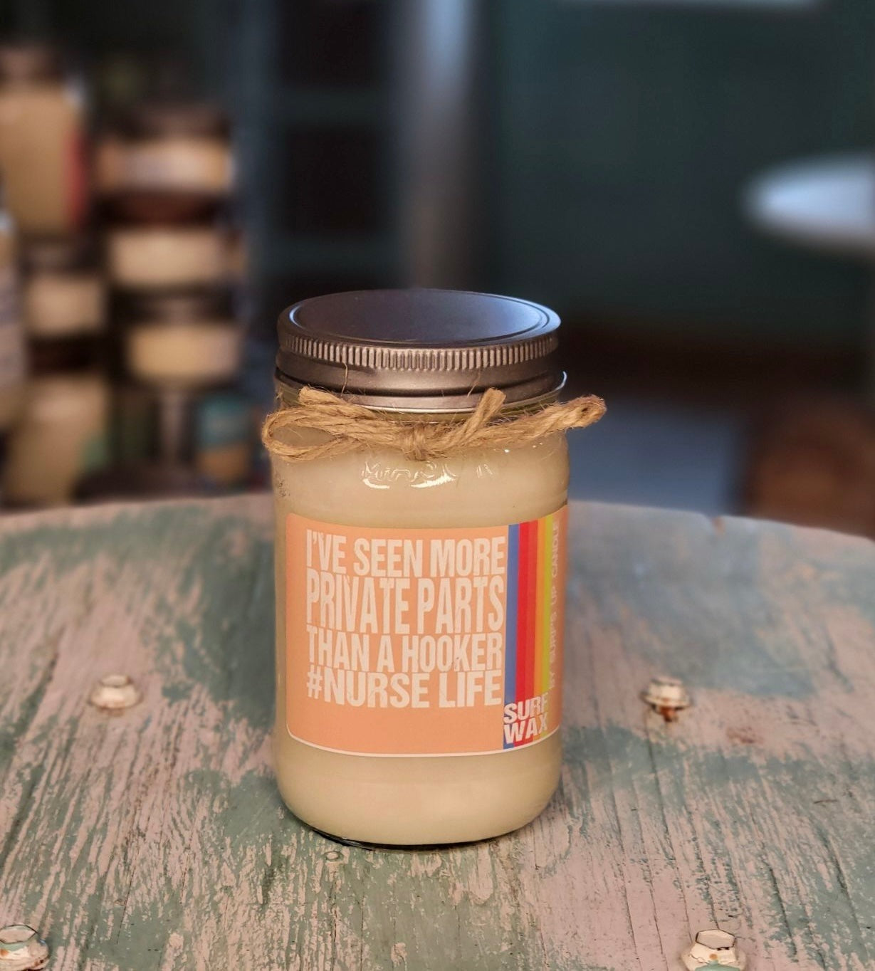 Nurse Life Surf Wax Mason Jar Candle - Not Your Mother's Collection