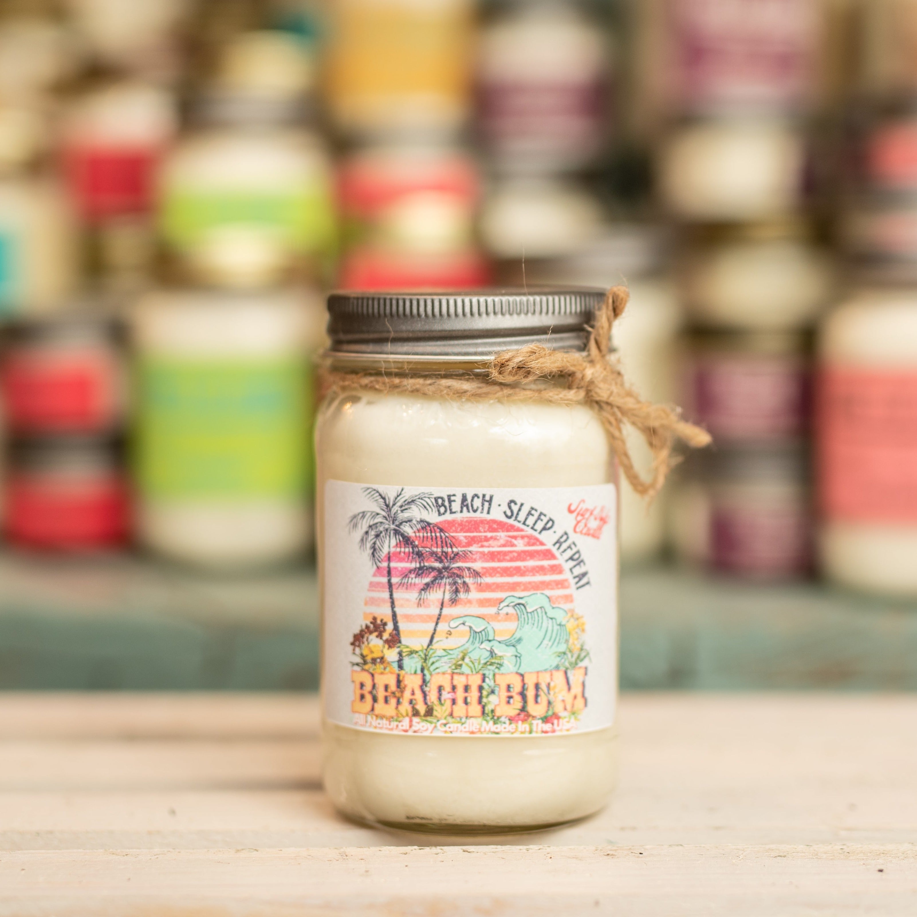 Summer Special Beach Bum Mason Jar