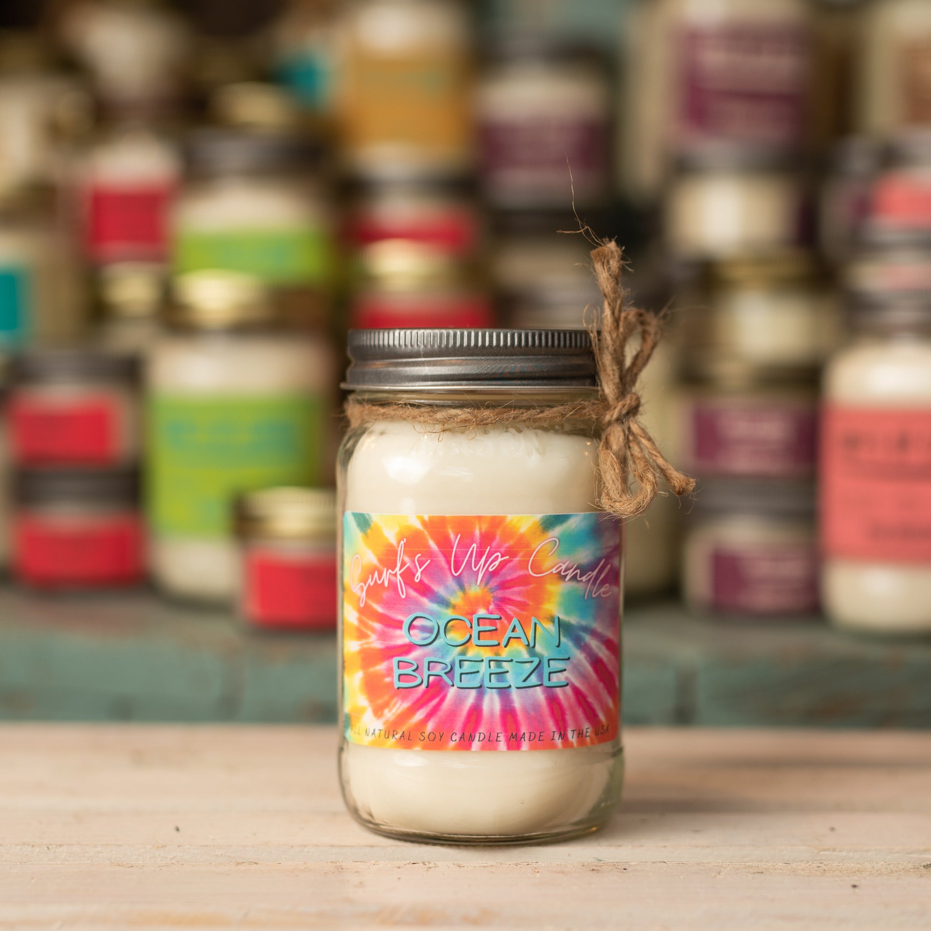 Tie Dye Ocean Breeze Candle - Limited Edition