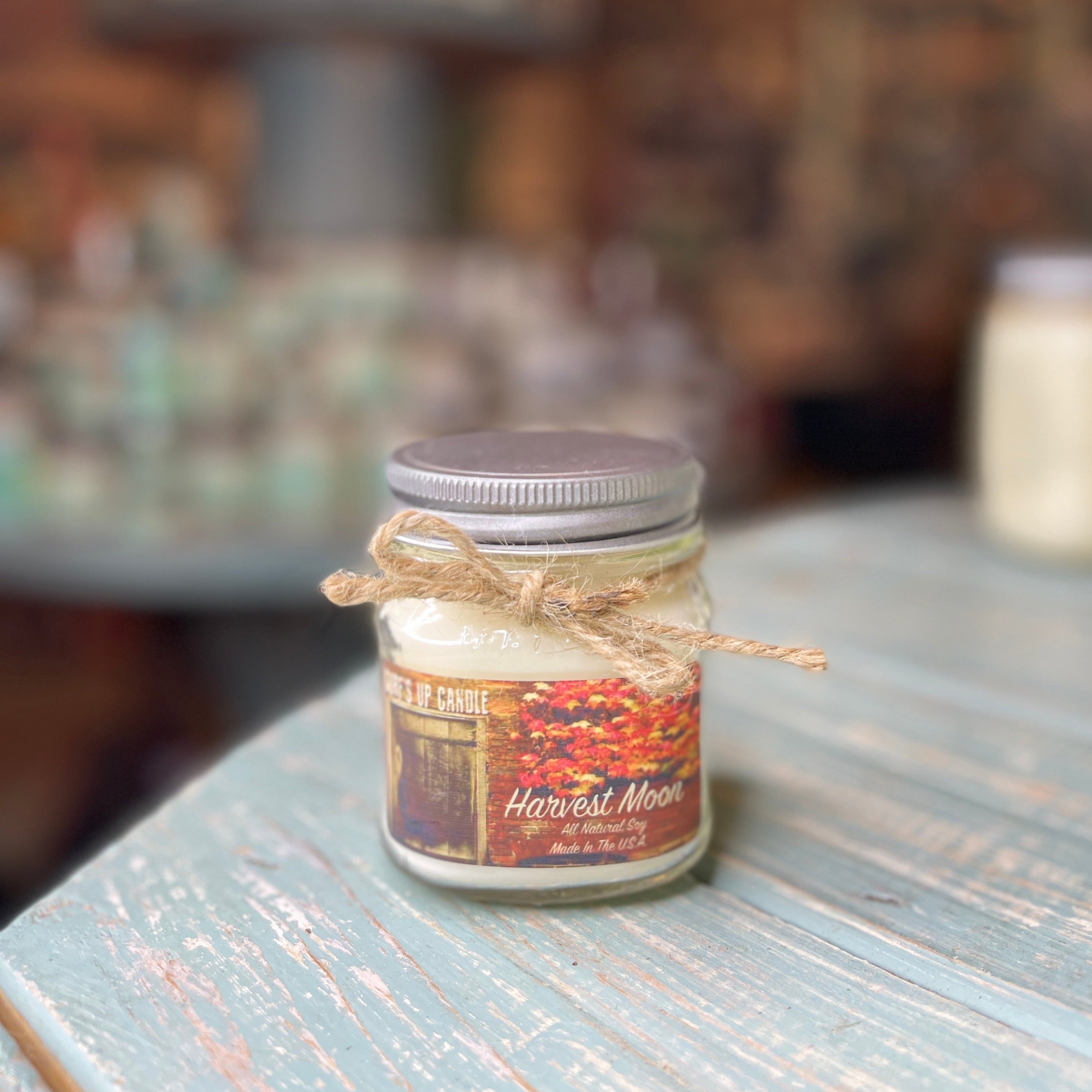 Harvest Moon Mason Jar Candle - Vintage Collection