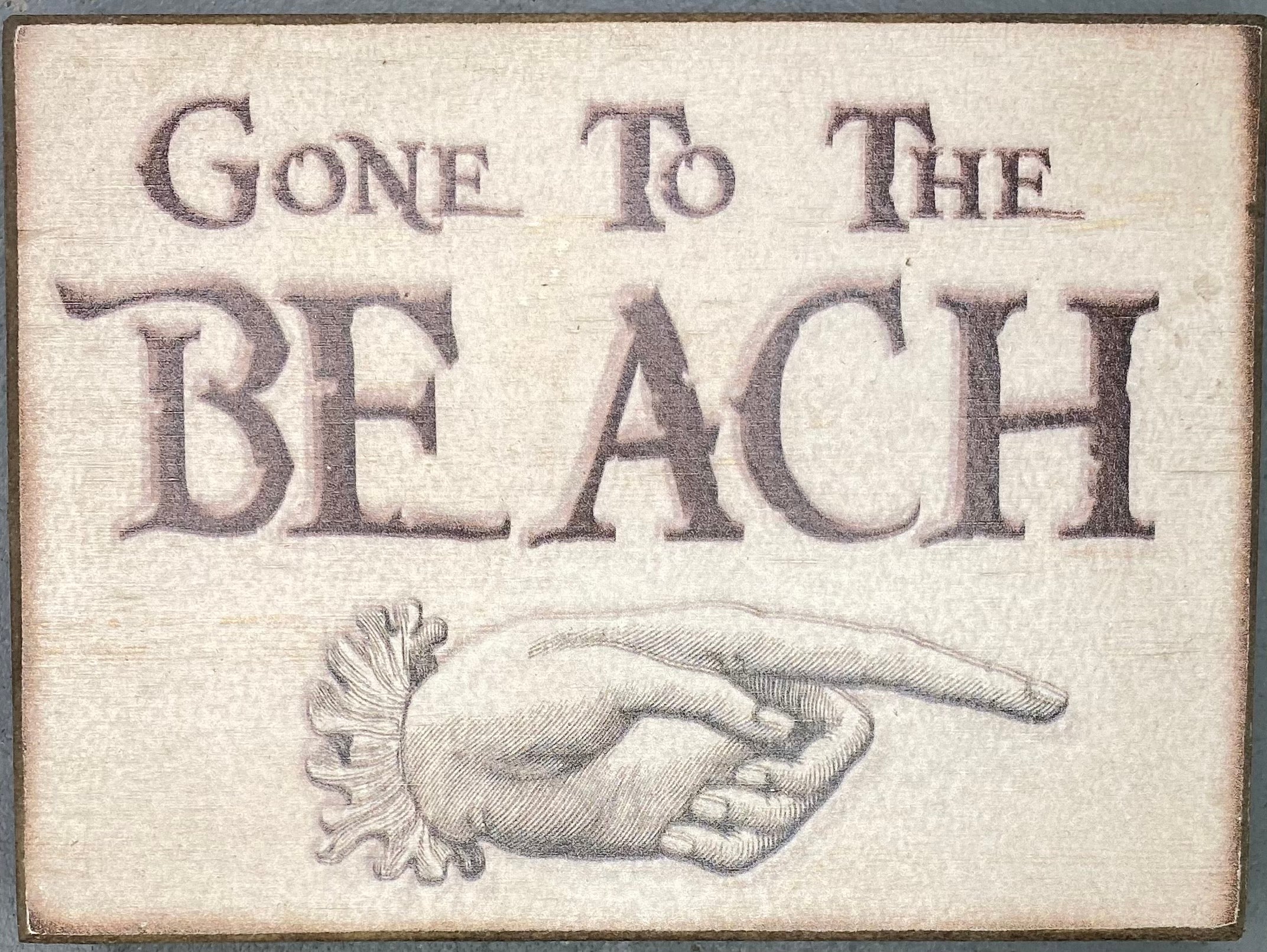 Gone To The Beach - Small