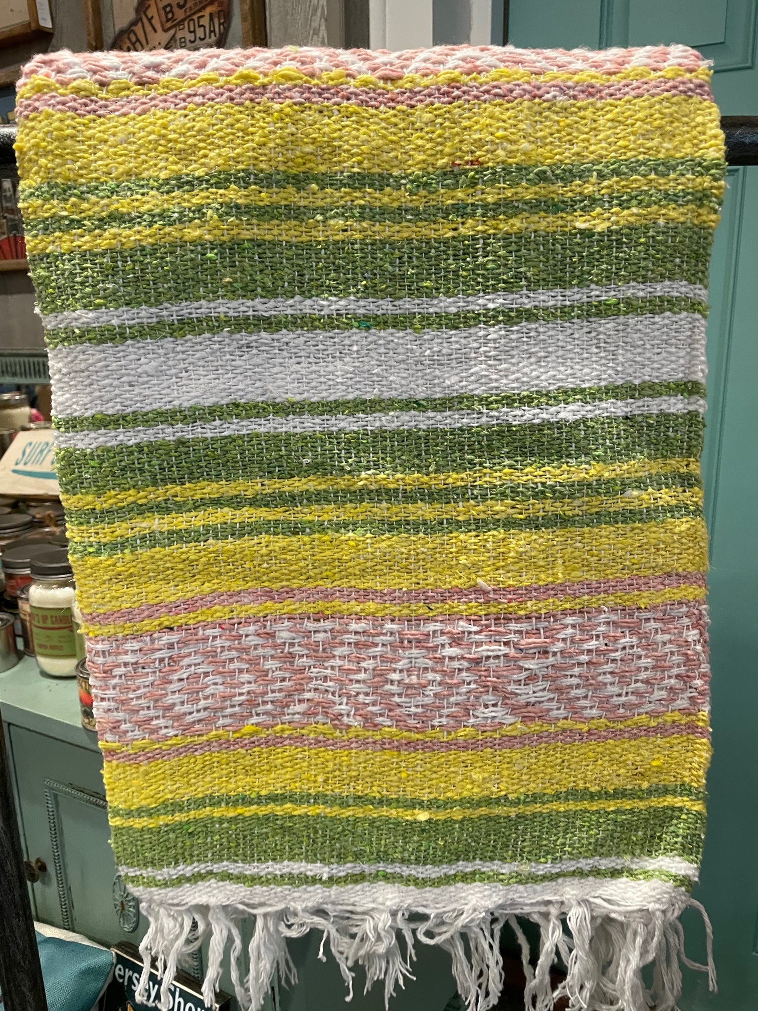 Beach Towels l Throw Blankets - Yellow | Green | Pink #90