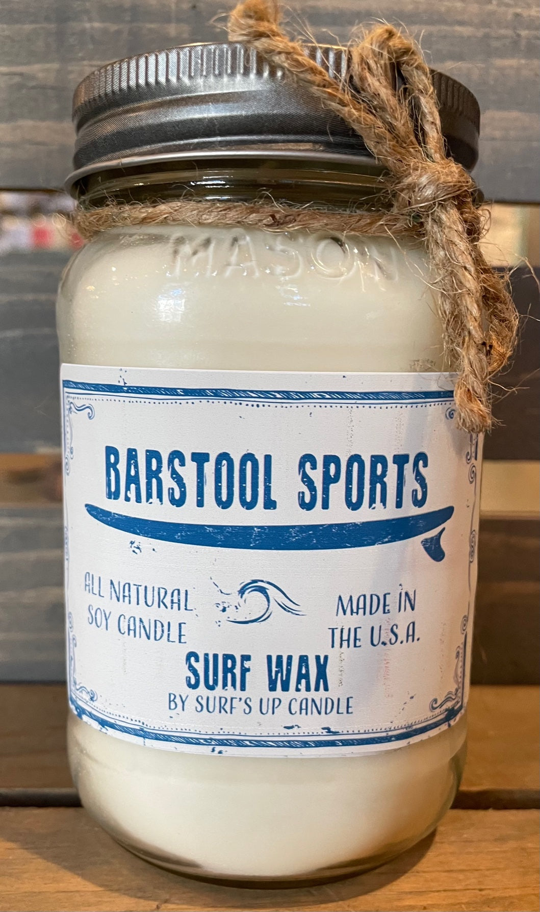 Surf Wax - Barstool Fund - Large Mason Jar